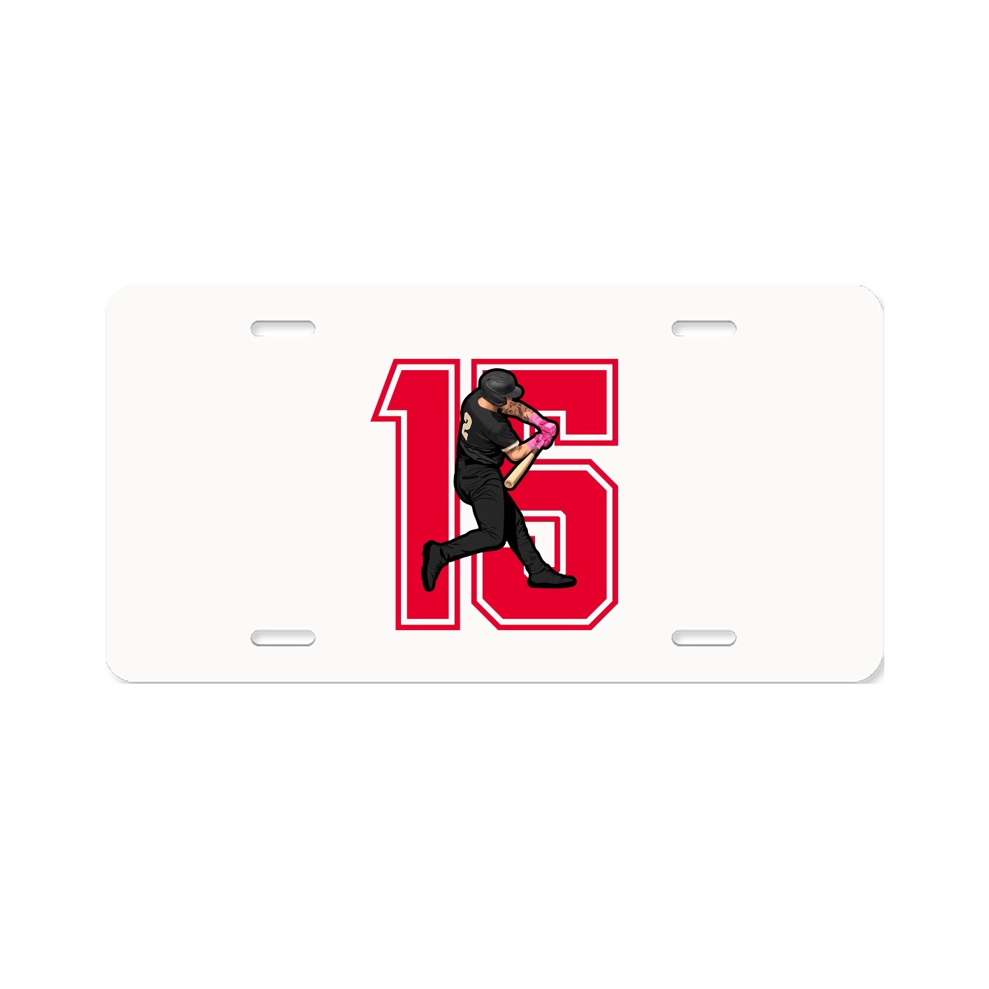 License Plate — Number in Classic