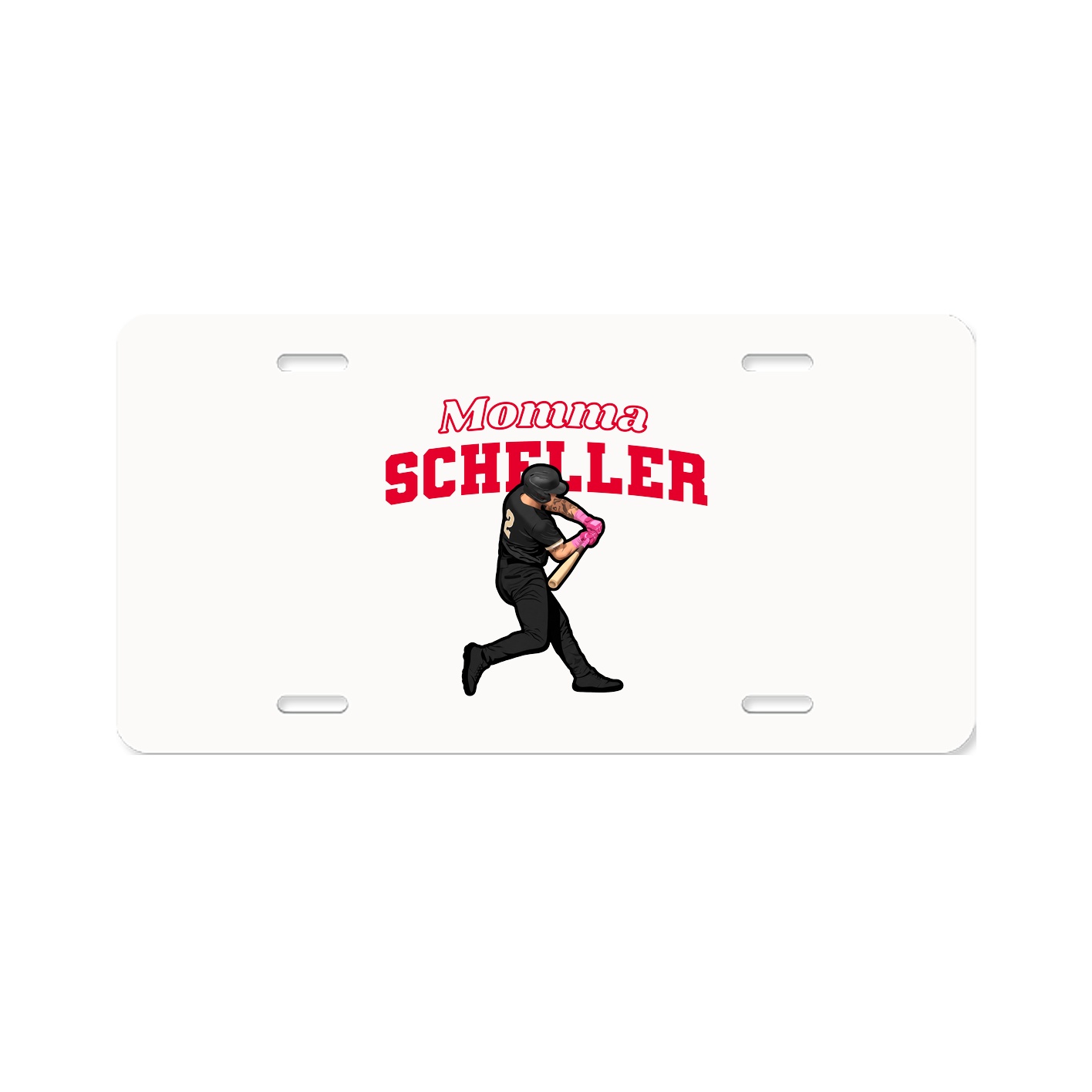 License Plate — Mothers Day Block in Classic