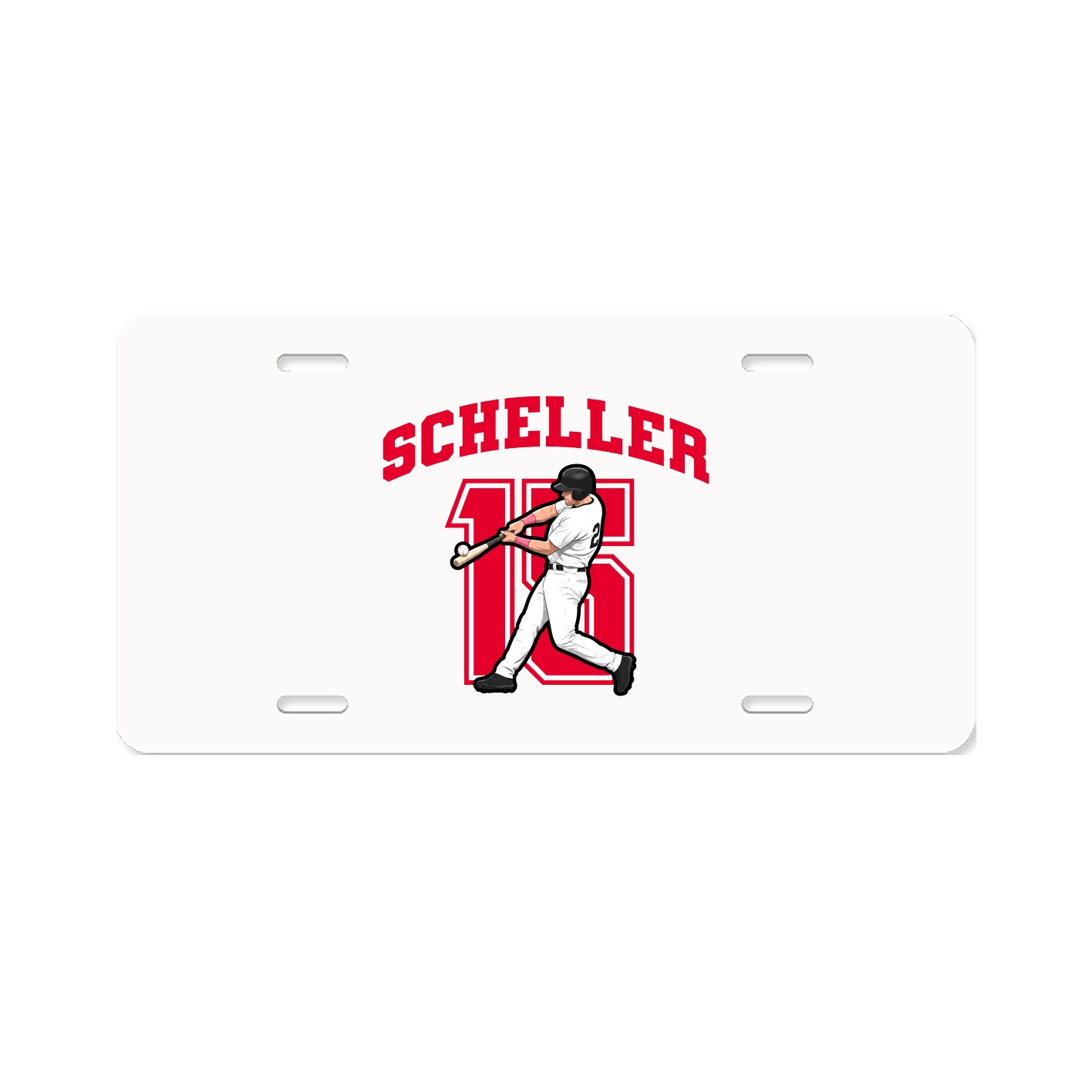 License Plate — Number in Classic