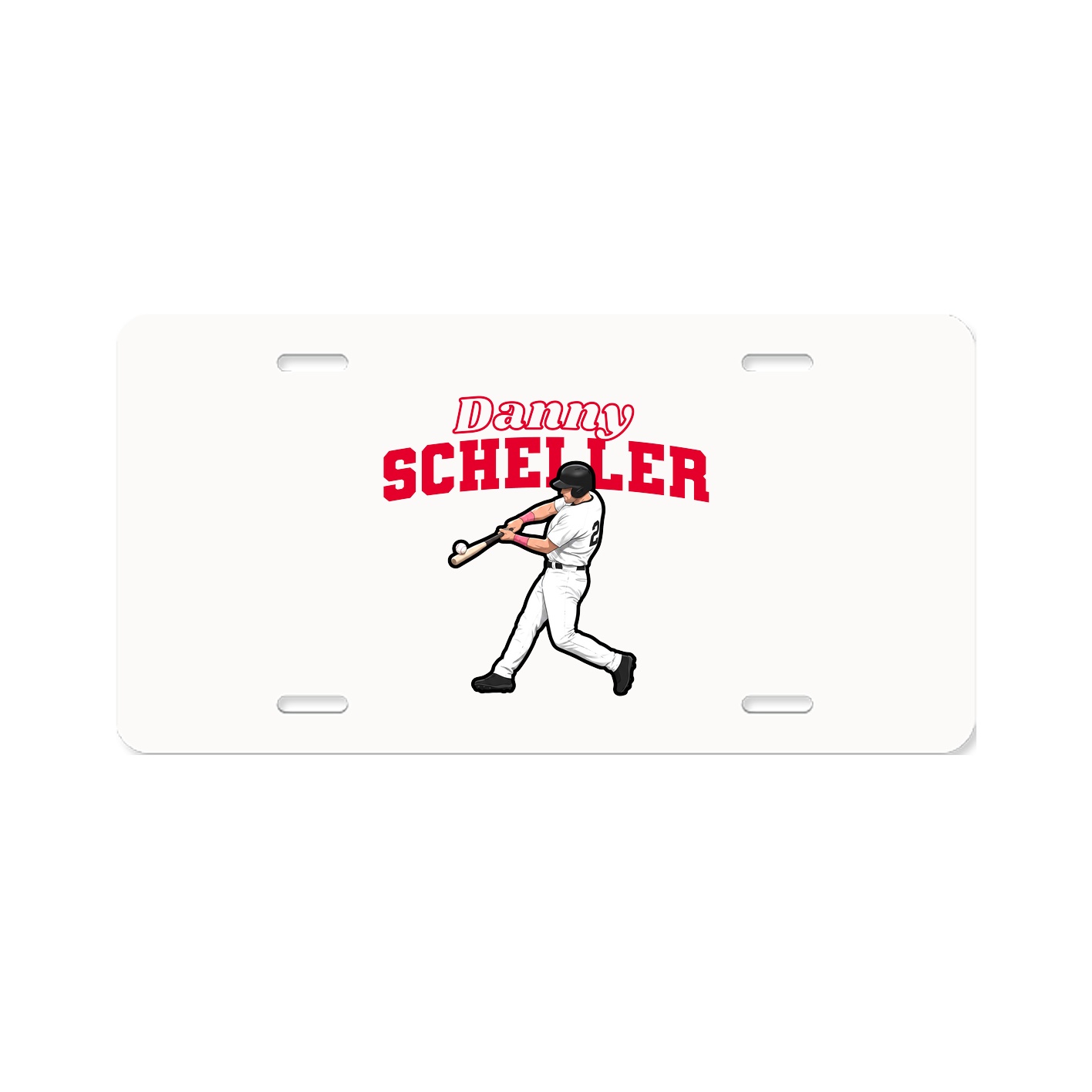 License Plate — Name Arch in Classic
