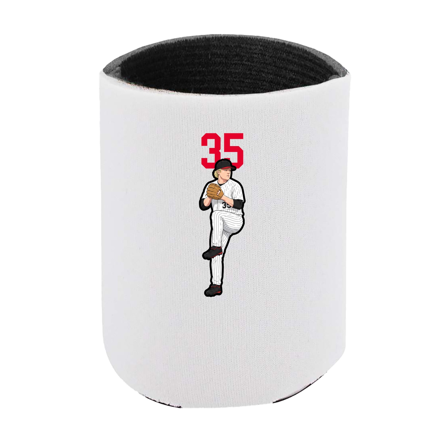 Can Holder — Number Top in White