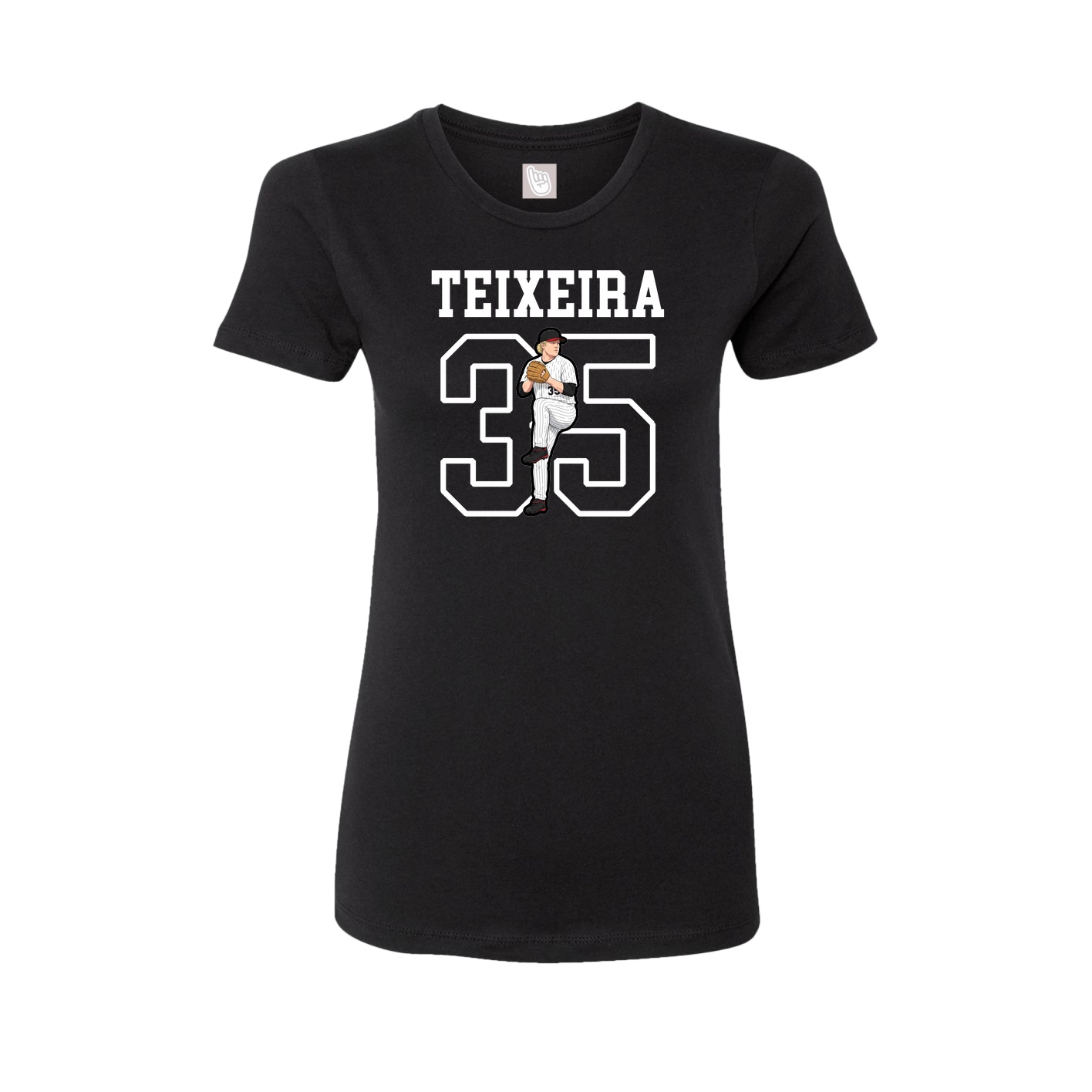Fitted Women's Tee — Shirsey in Black