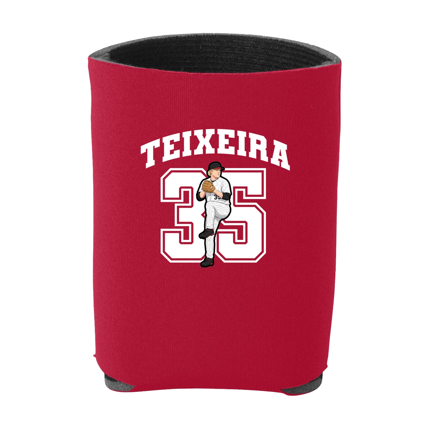 Can Holder — Number in Red