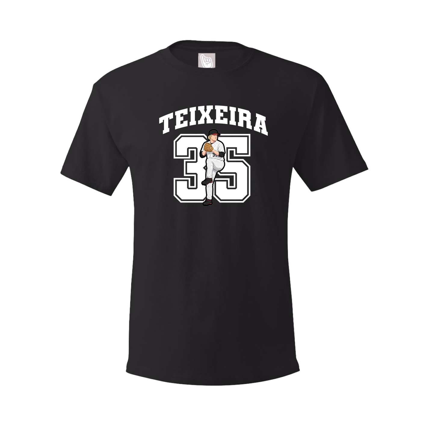 Youth Tee — Number in Black