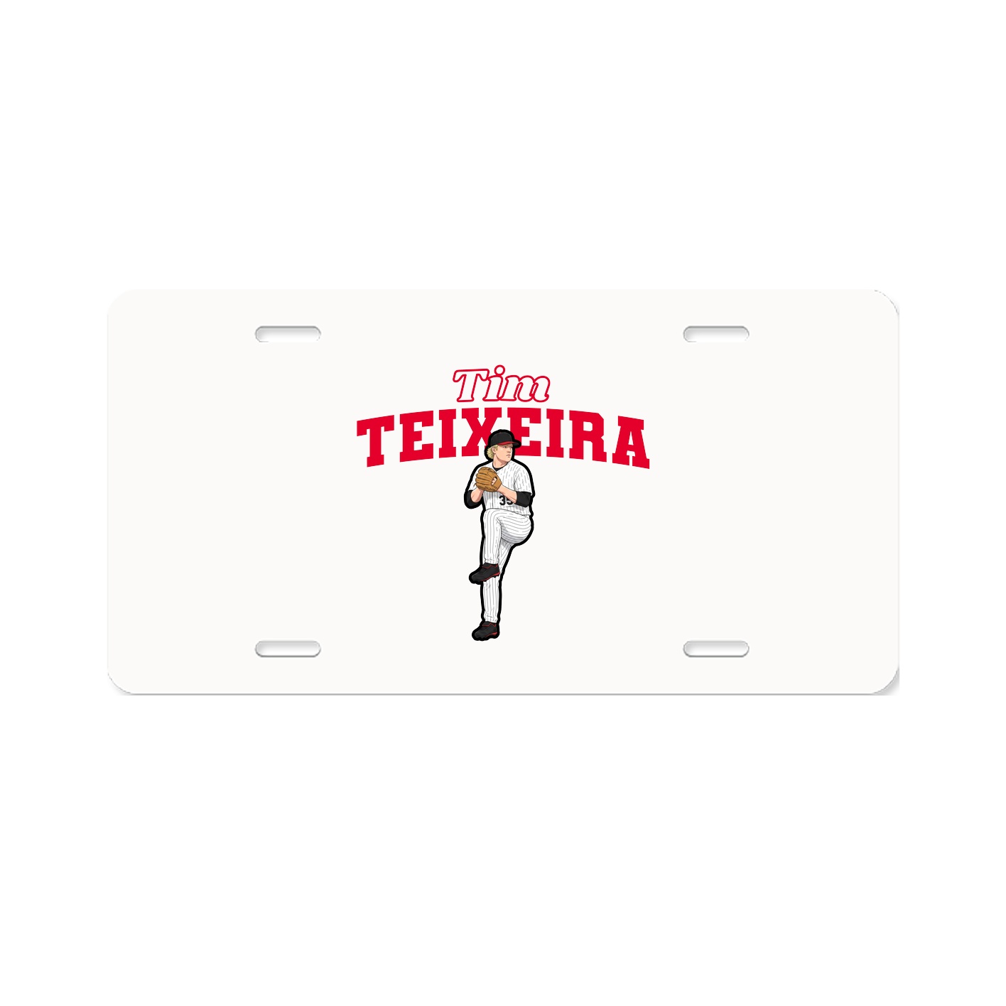 License Plate — Name Arch in Classic