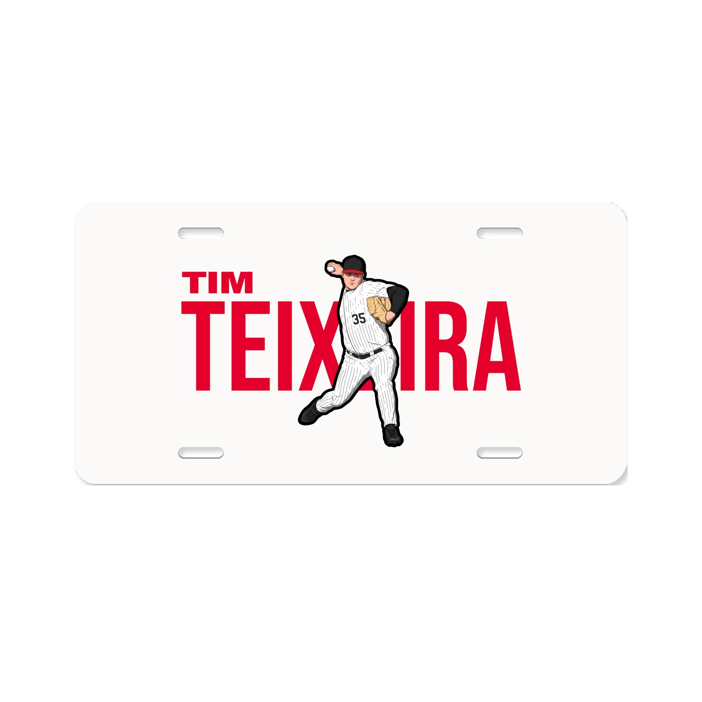License Plate — Player Name in Classic