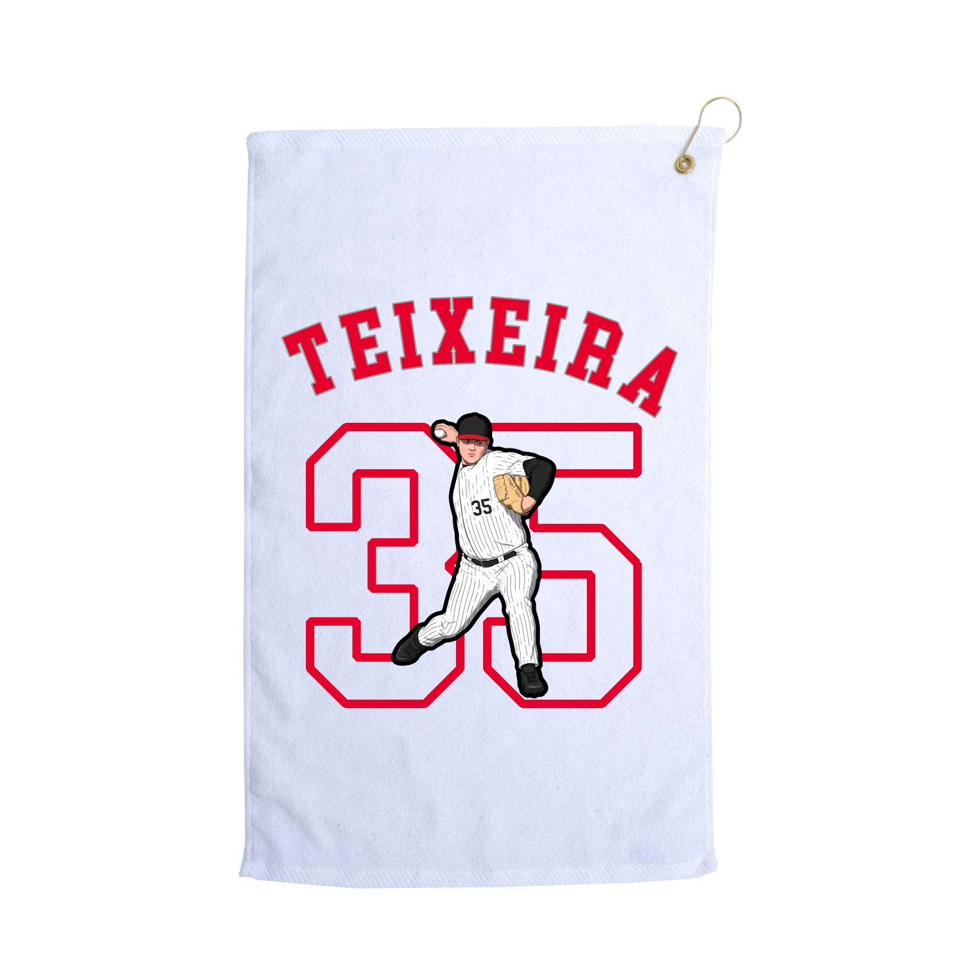 Golf Towel — Shirsey Arch in White