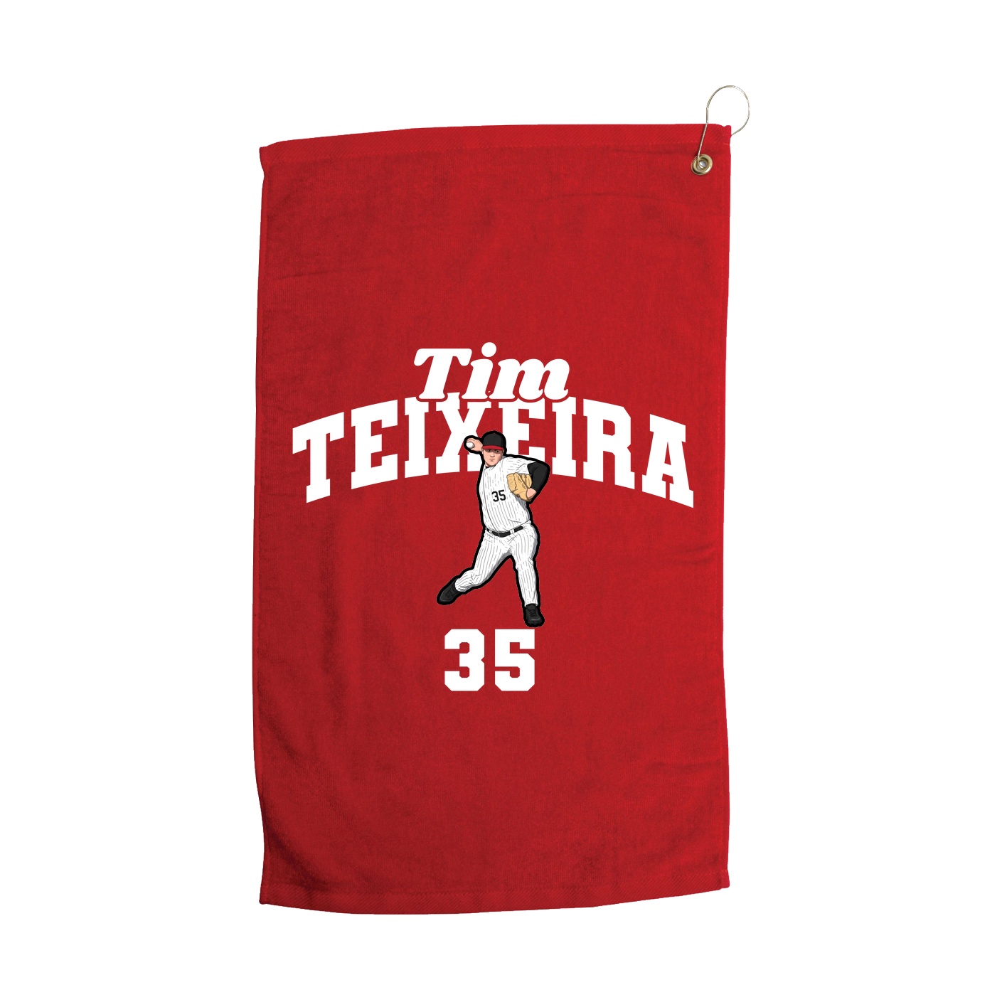 Golf Towel — Signature Arch in Red
