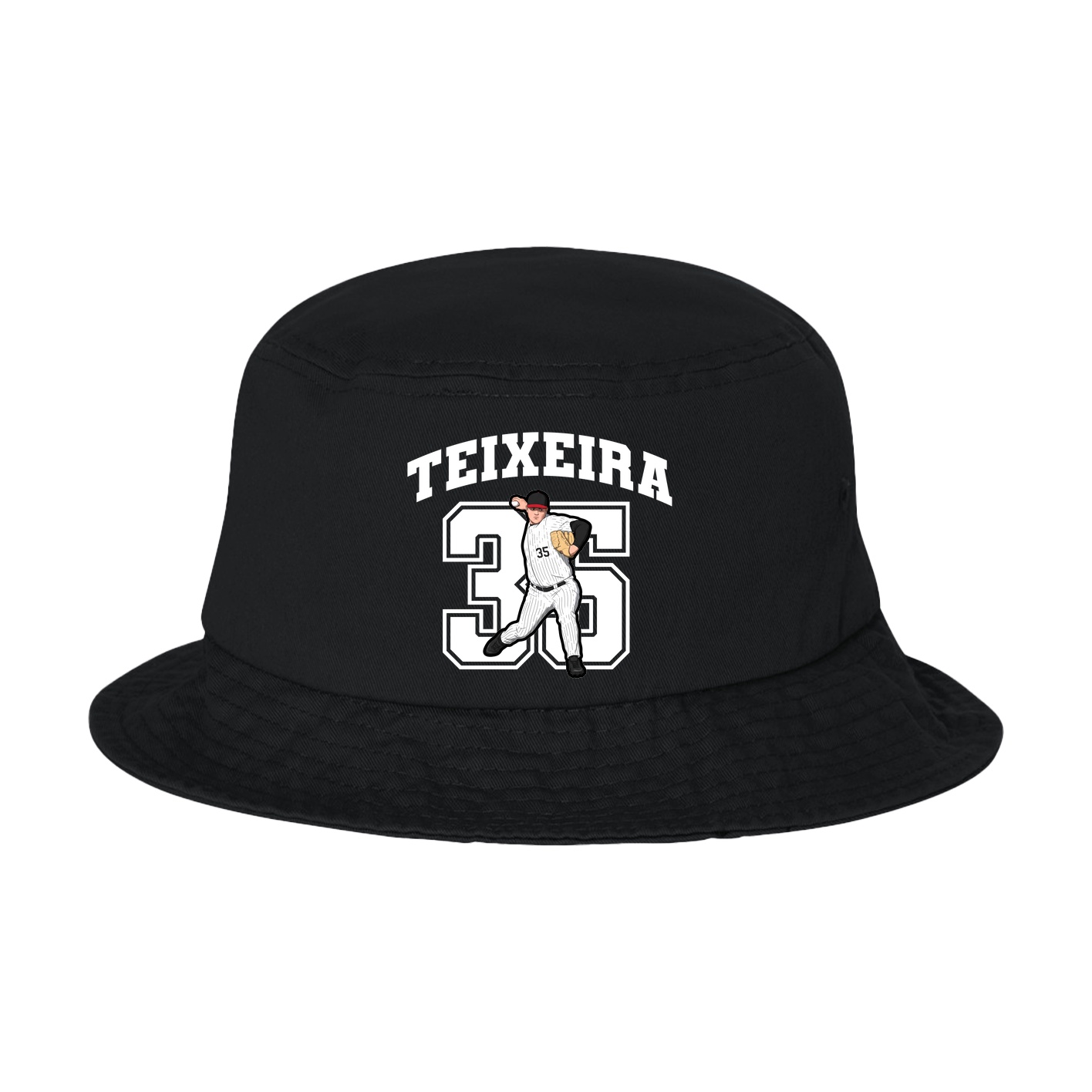 Bucket Cap — Number in Black