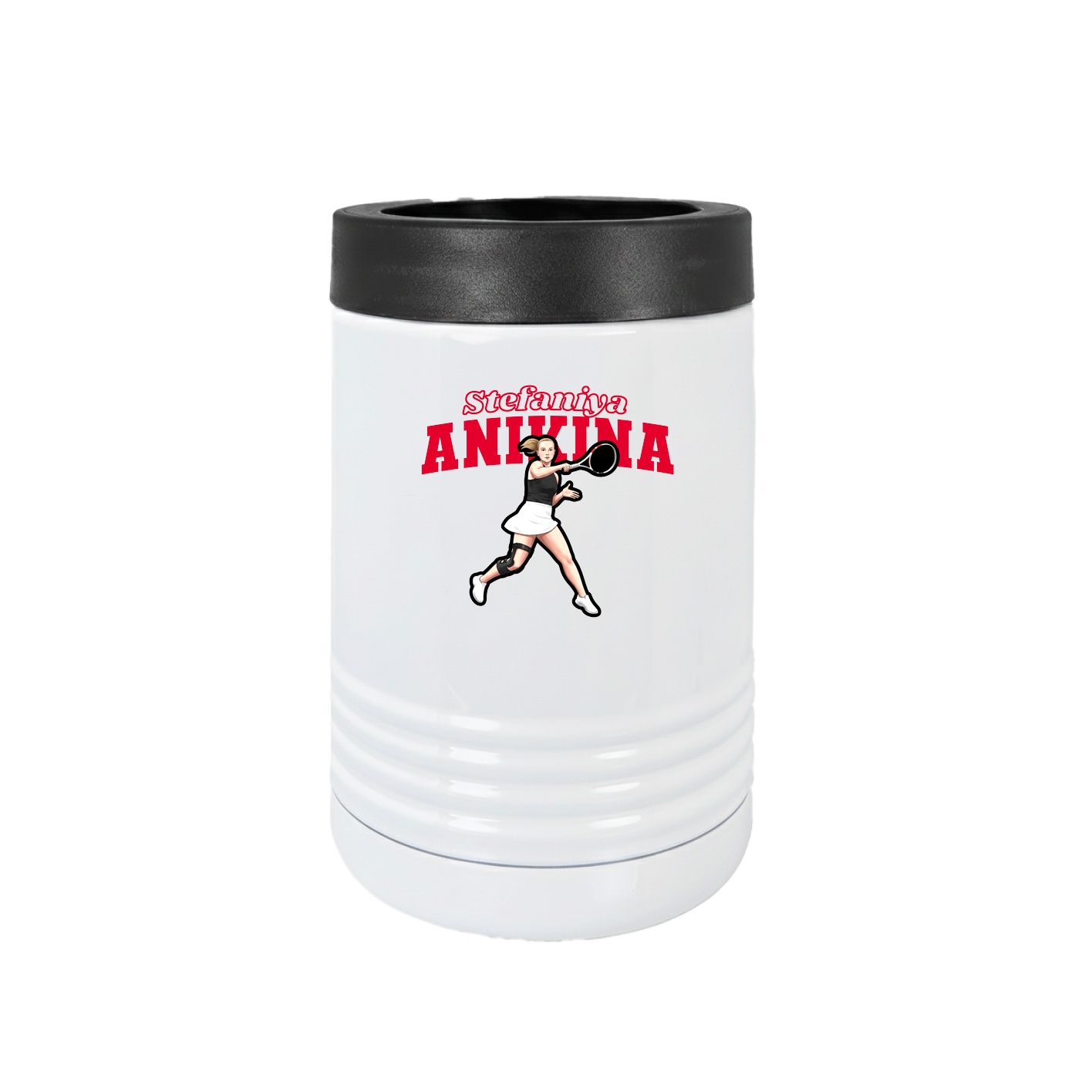 Beverage Holder — Name Arch in White