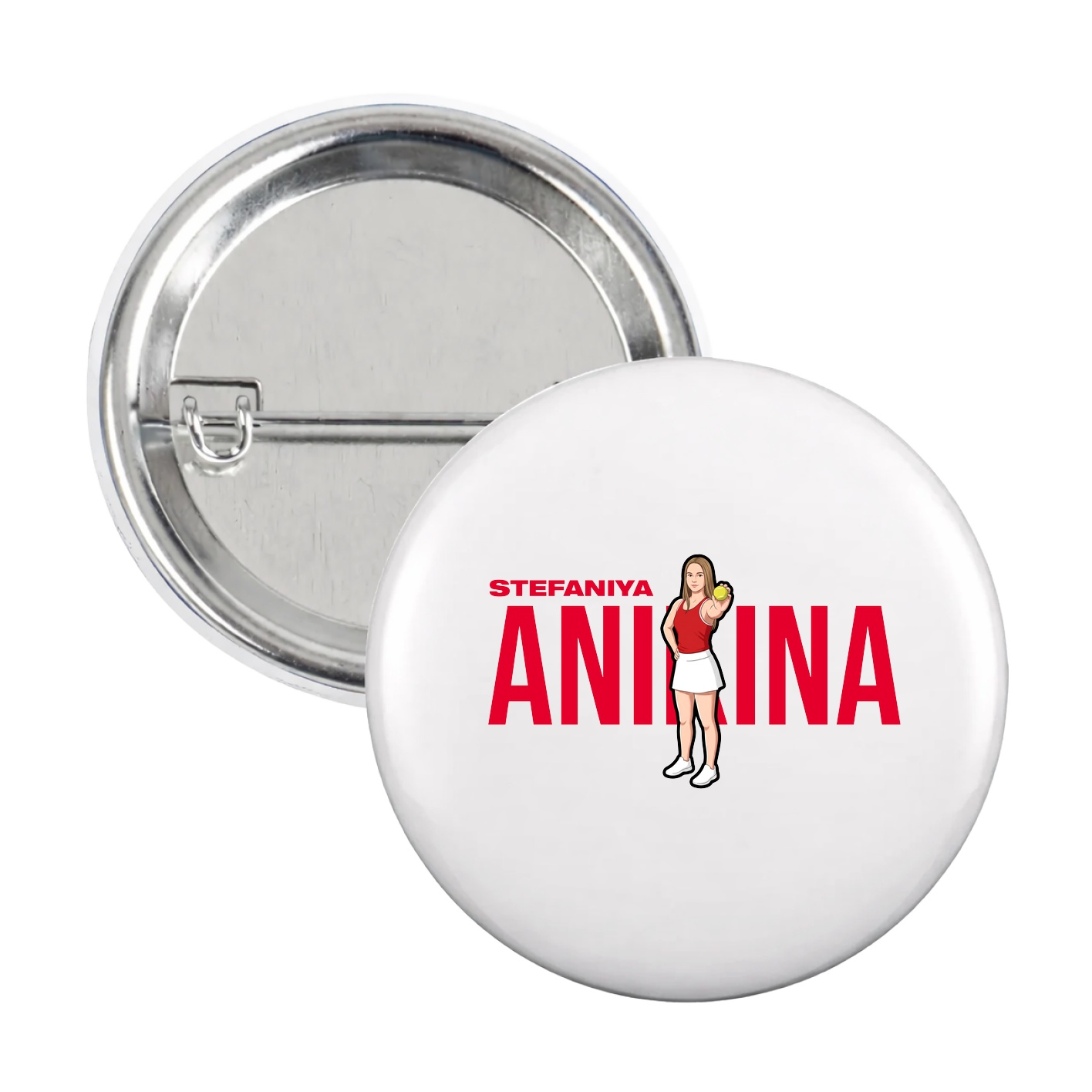 Game Day Button — Player Name in White