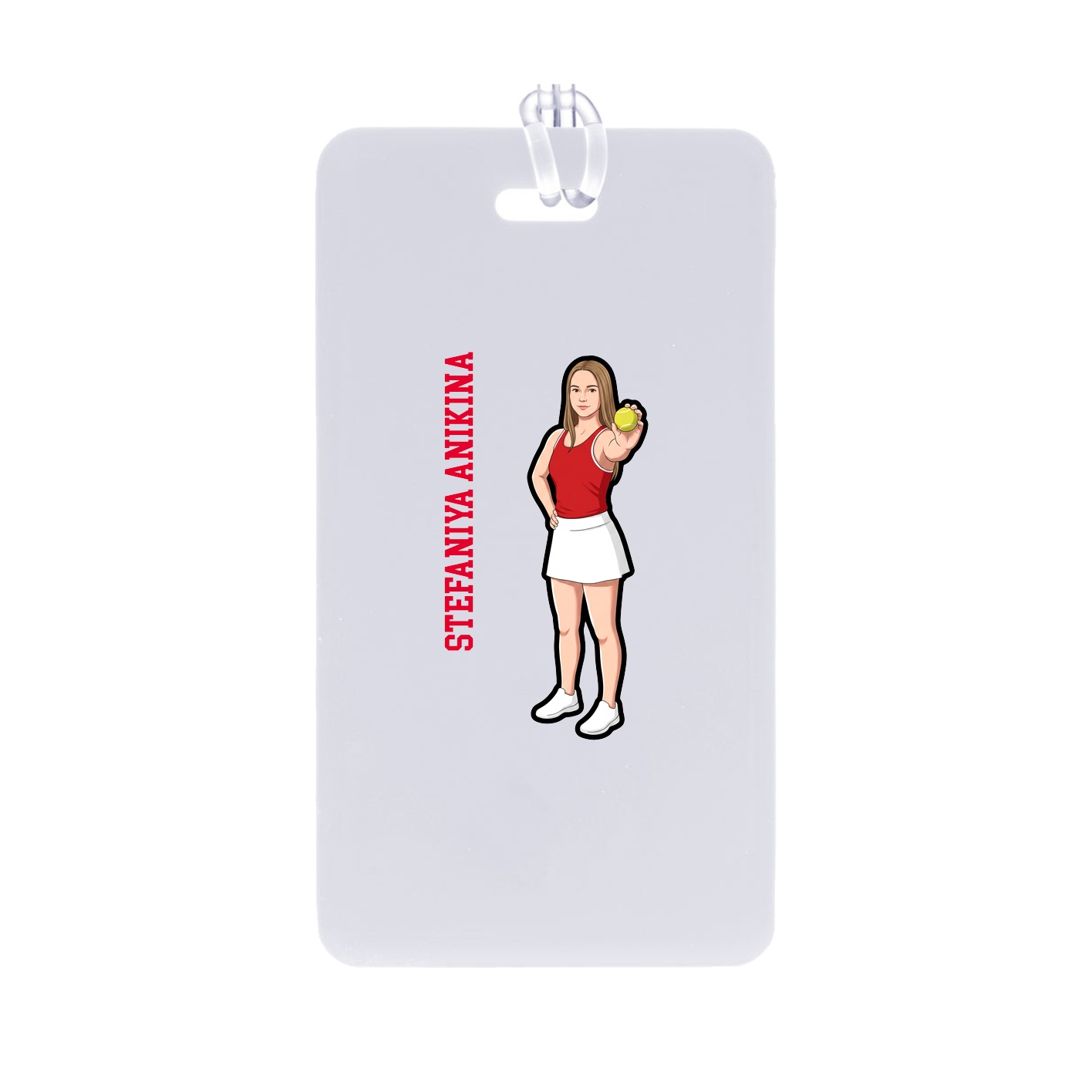 Bag Tag — Name Vertical in Classic