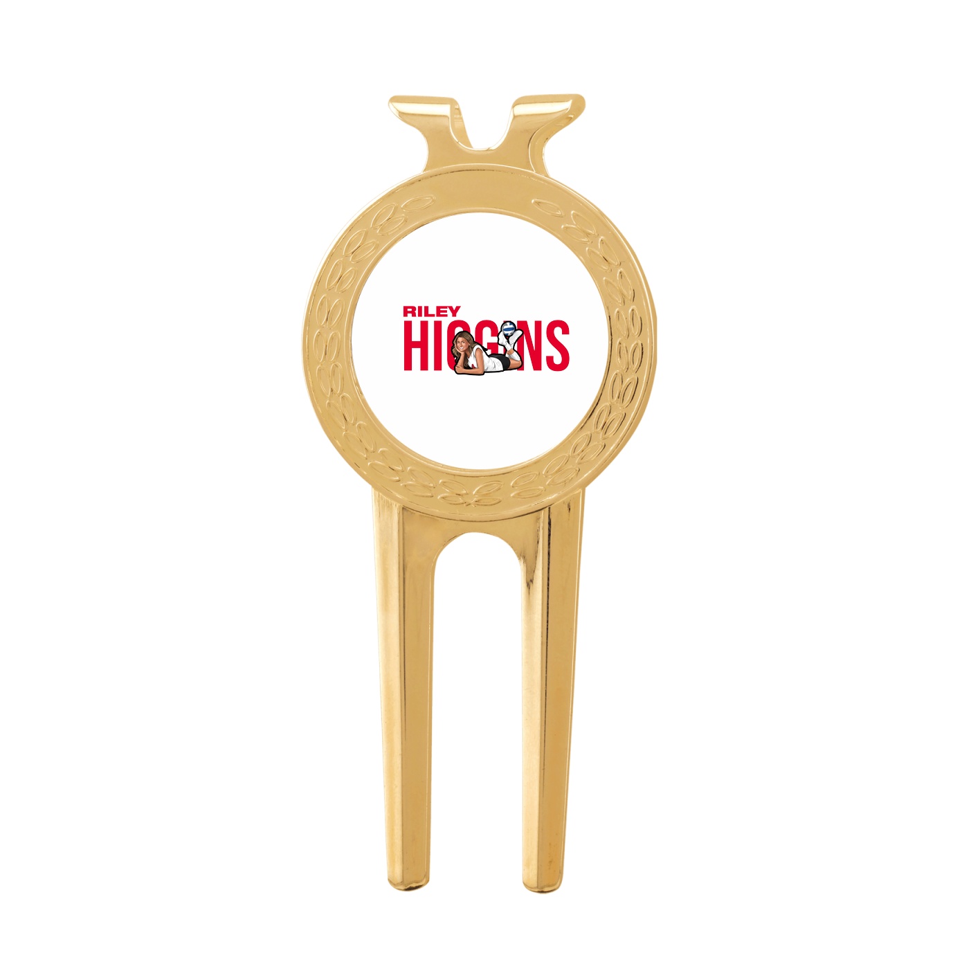 Divot Tool with Ball Marker — Player Name in Classic