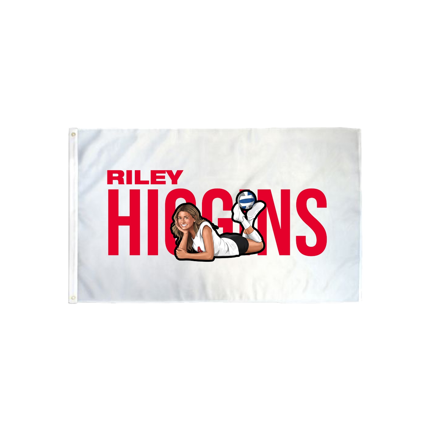 3x5 Flag — Player Name in Classic