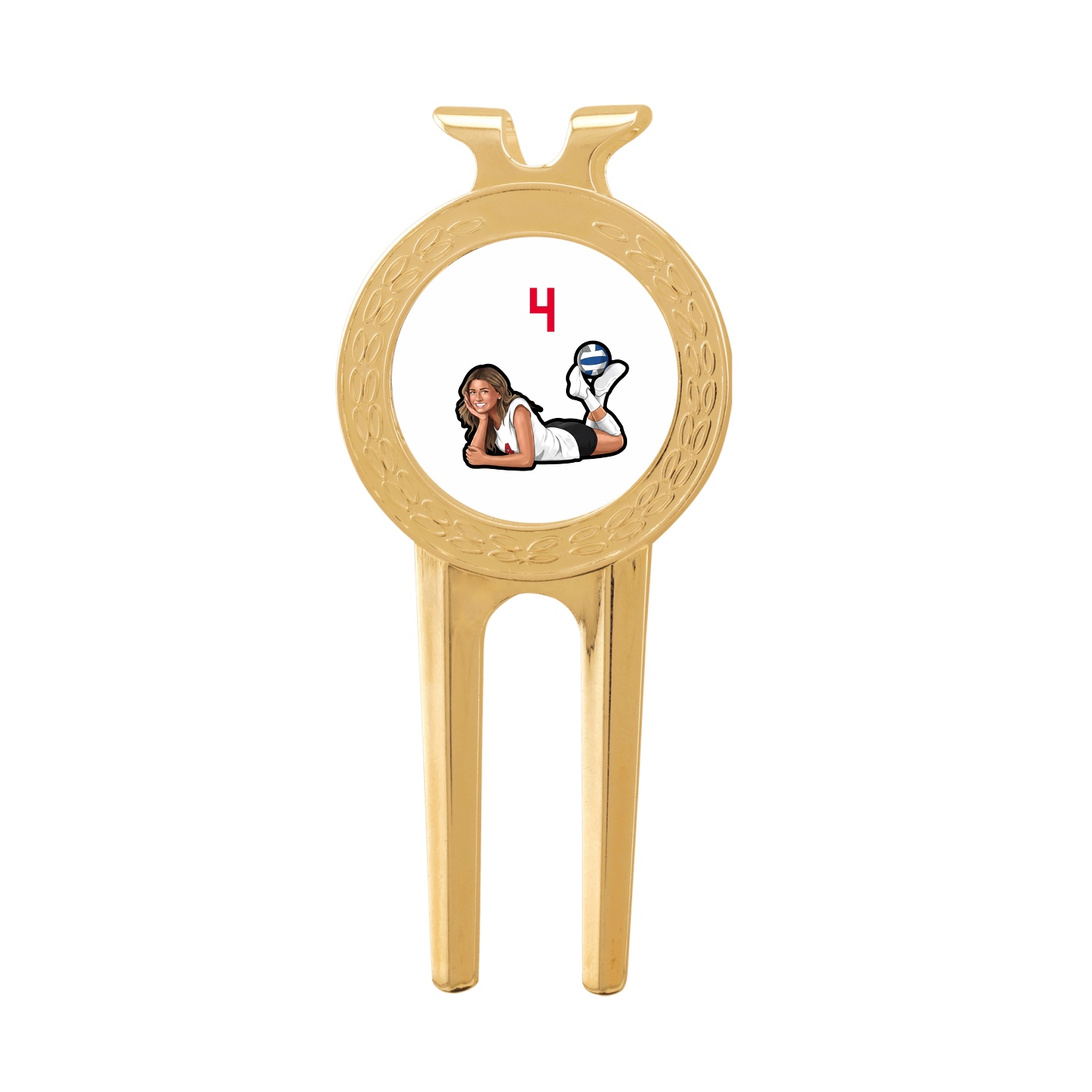 Divot Tool with Ball Marker — Number Top in Classic
