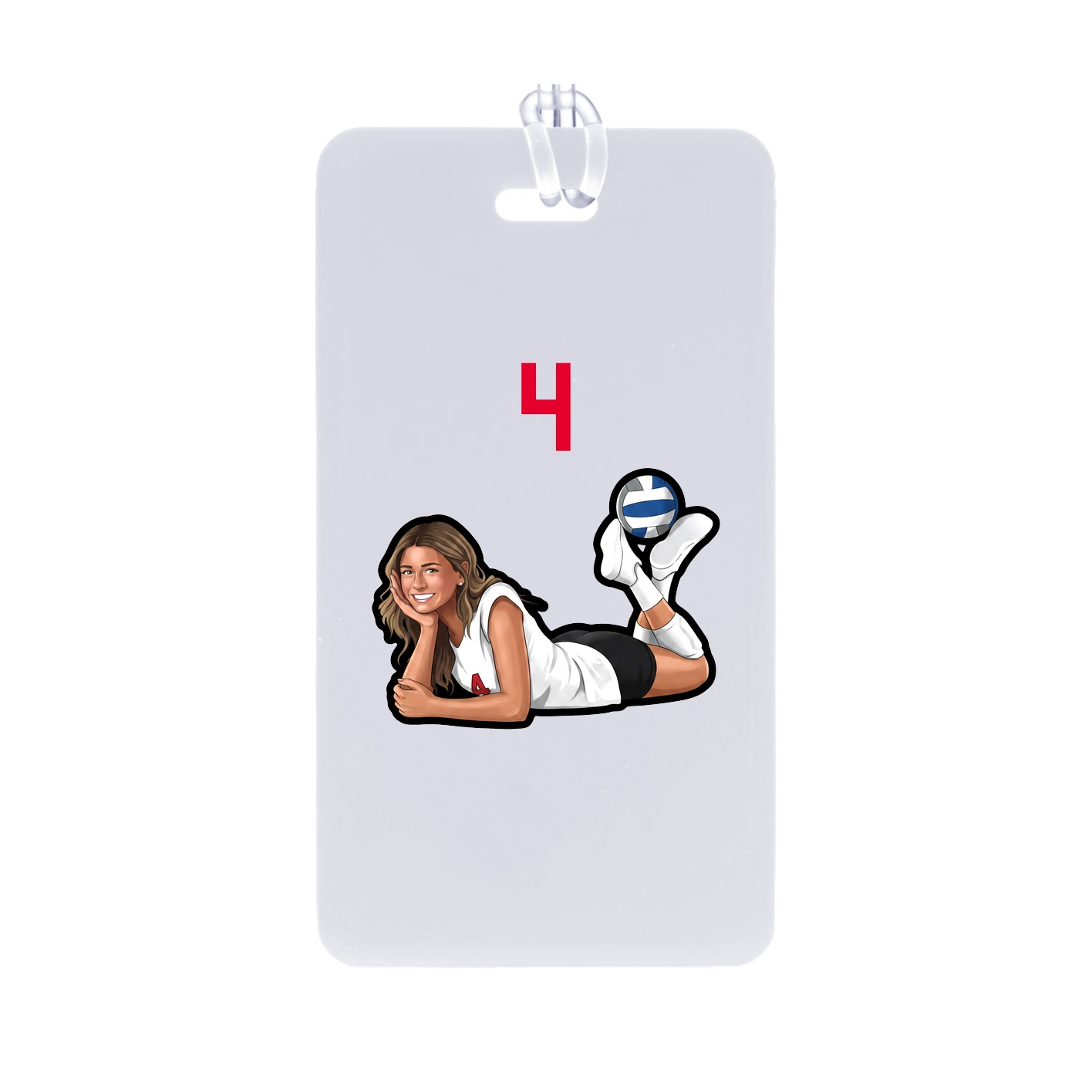 Bag Tag — Number Top in Classic