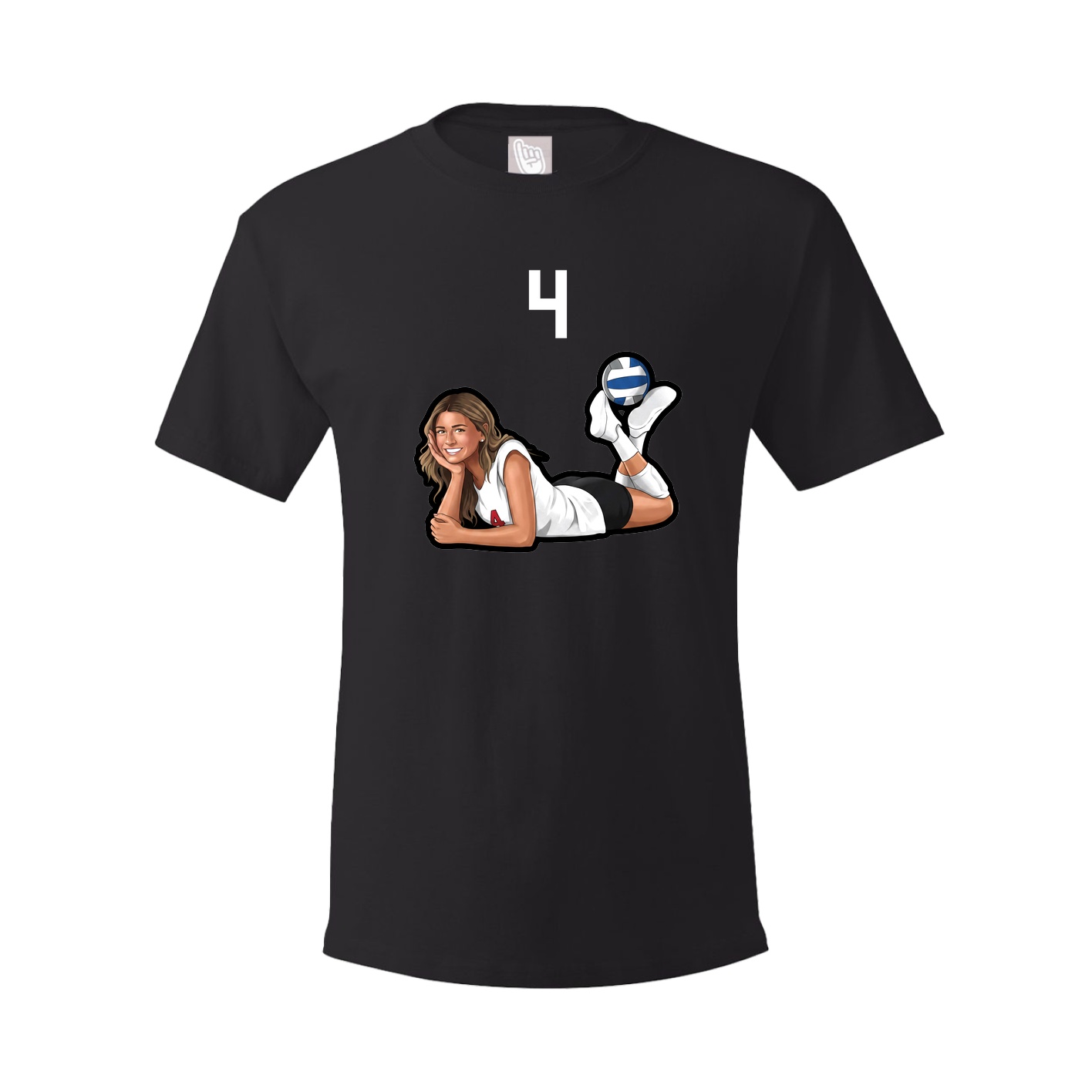 Tee — Number Top in Black