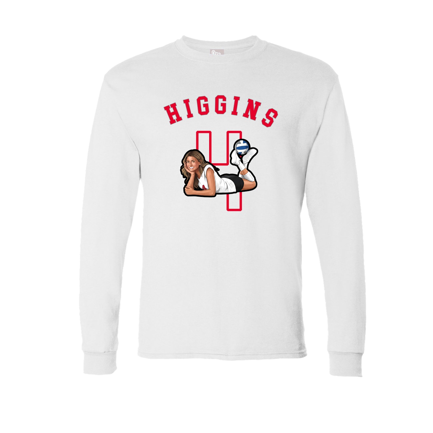 Long Sleeve Tee — Shirsey Arch in White