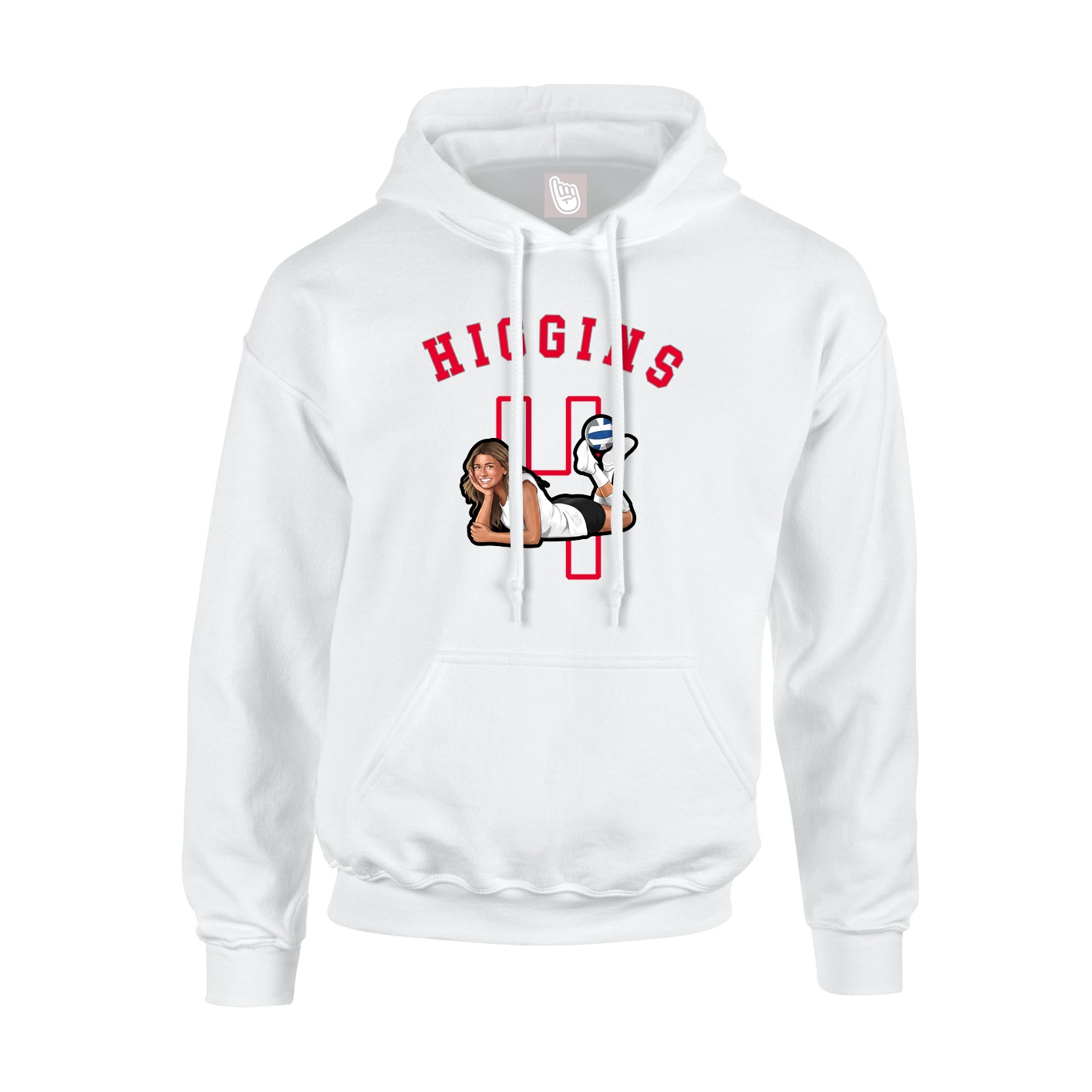 Hoodie — Shirsey Arch in White