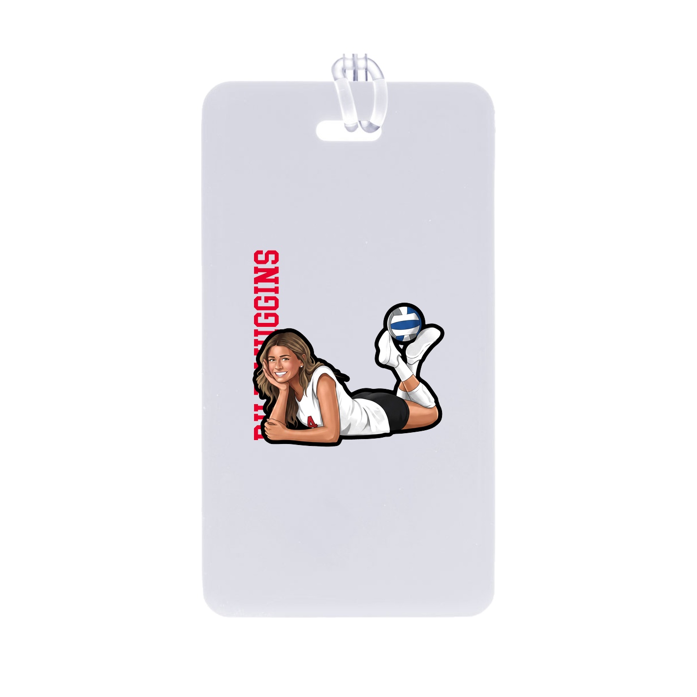 Bag Tag — Name Vertical in Classic