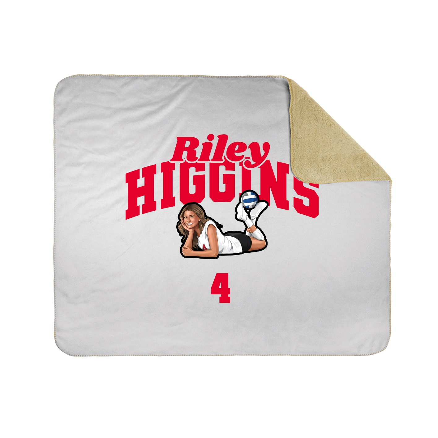 Throw Blanket — Signature Arch in White