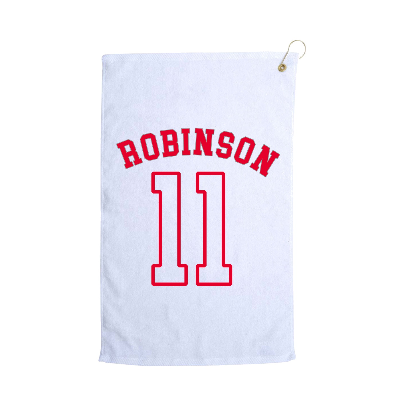 Golf Towel — Shirsey Arch in White