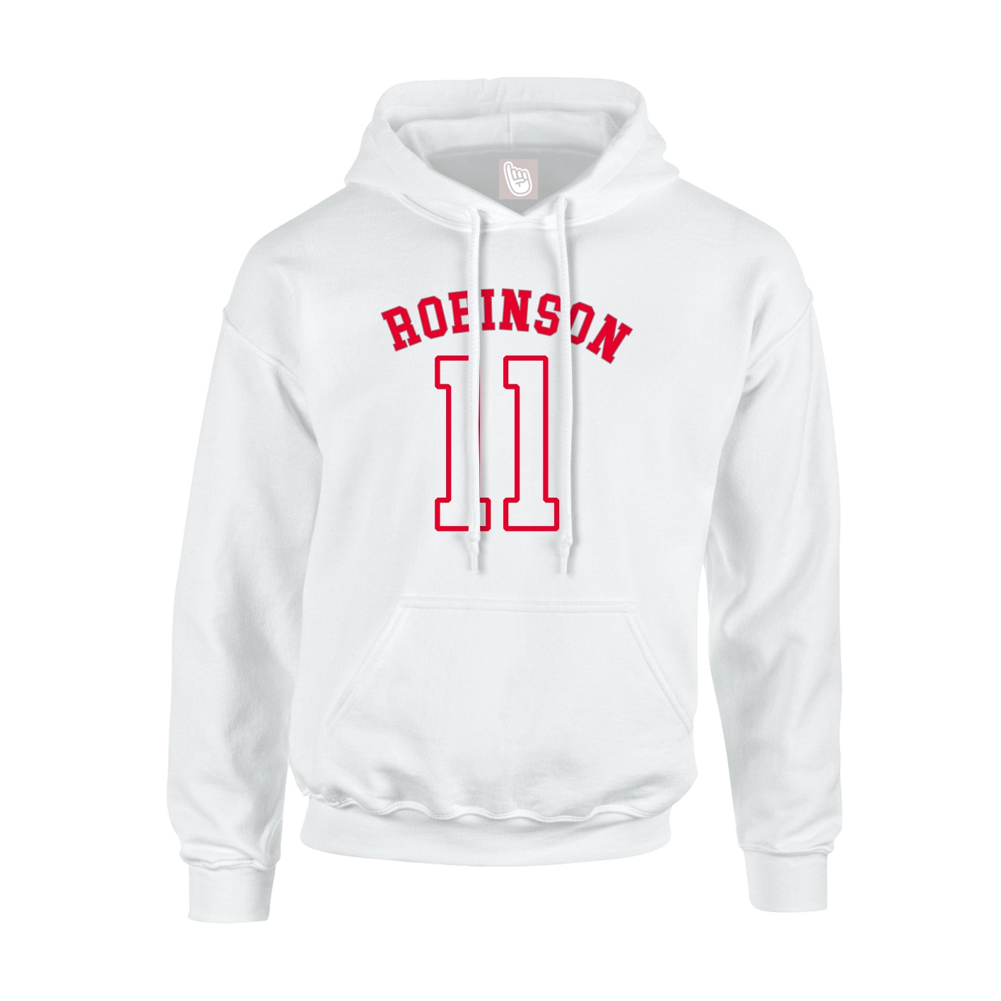 Hoodie — Shirsey Arch in White