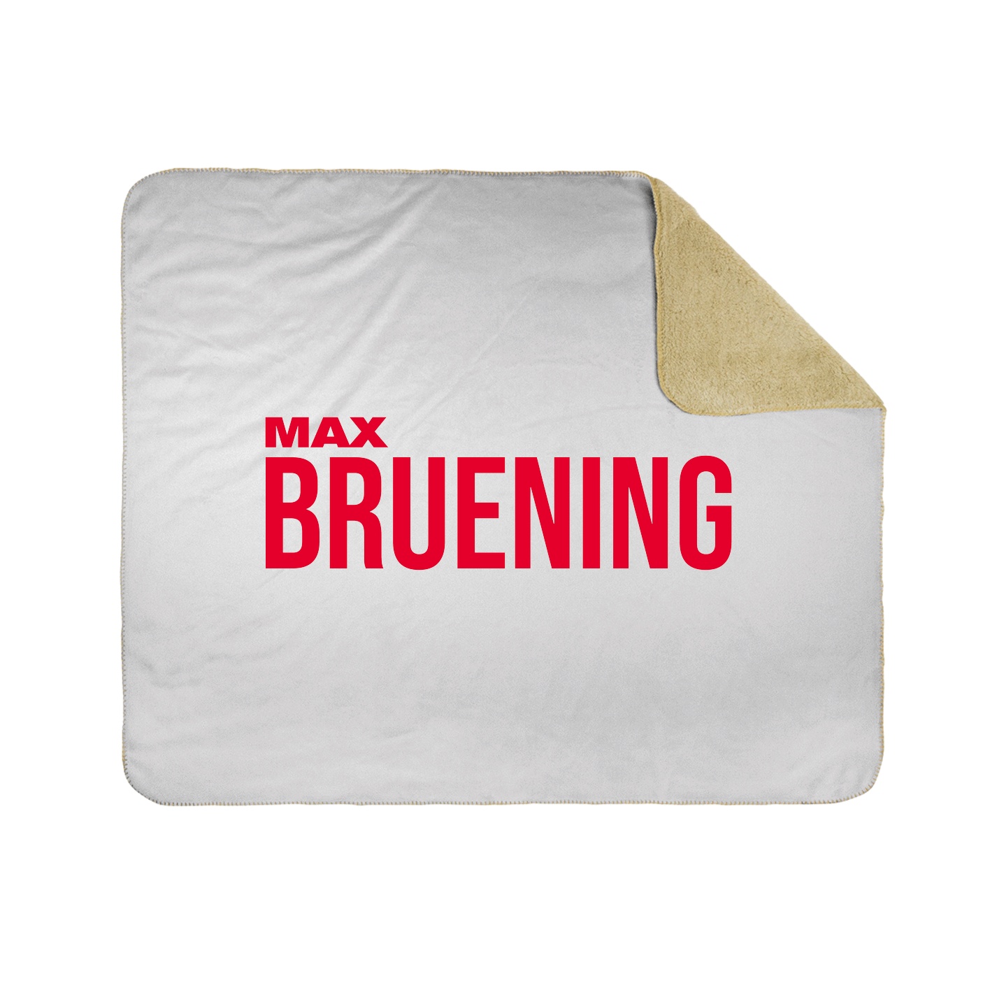 Throw Blanket — Player Name in White
