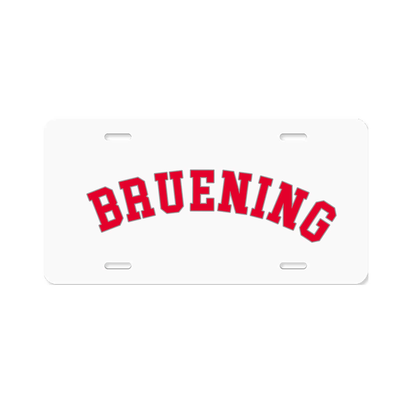 License Plate — Shirsey Arch in Classic