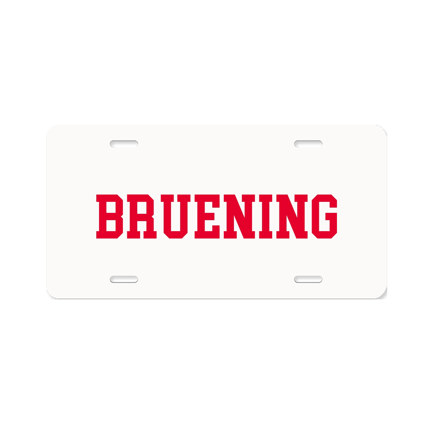License Plate — Shirsey in Classic