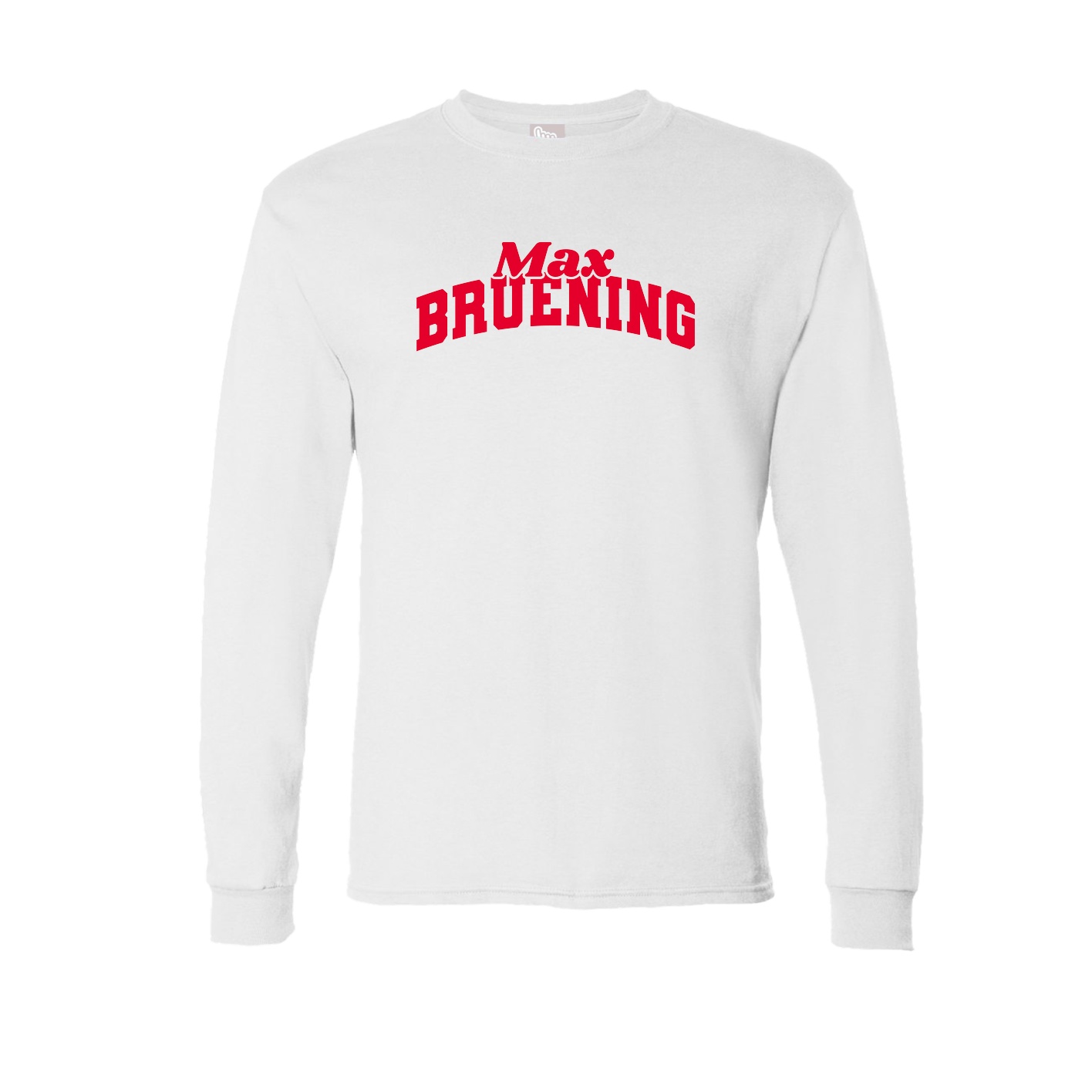 Long Sleeve Tee — Signature Arch in White