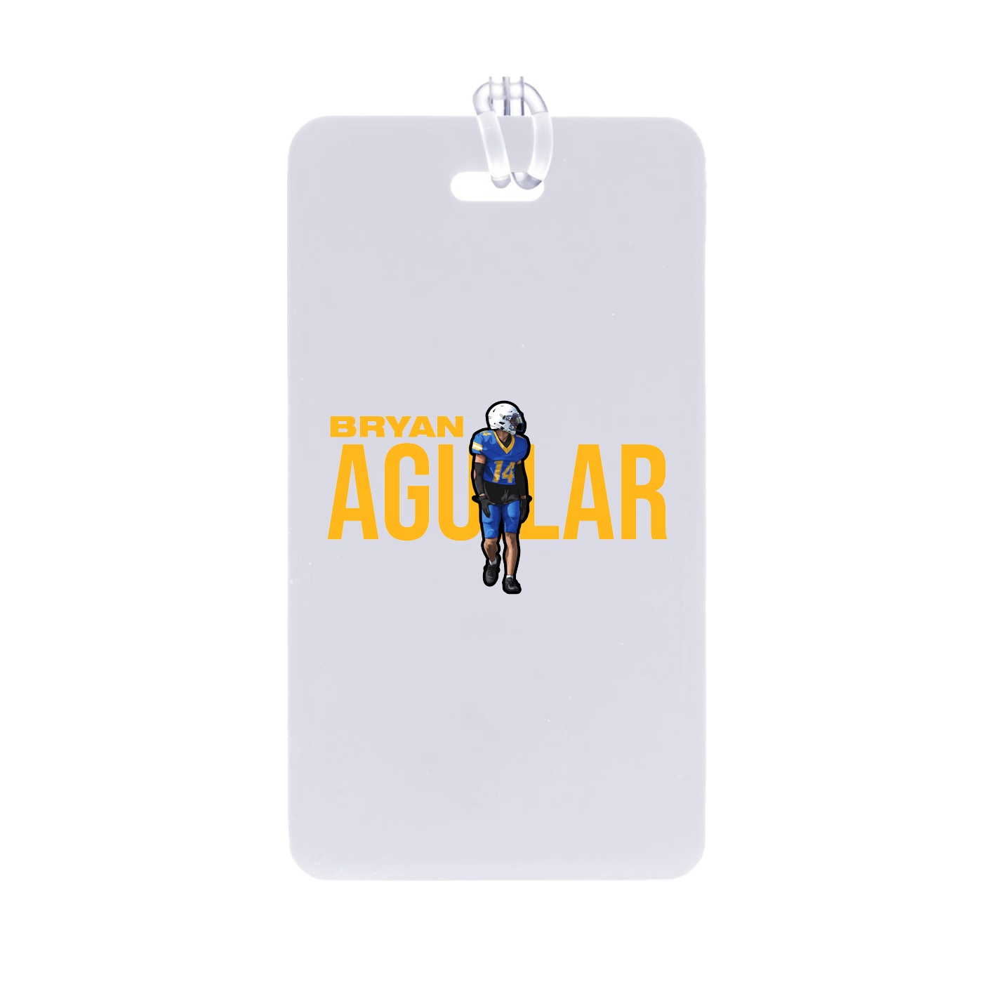 Bag Tag — Player Name in Classic