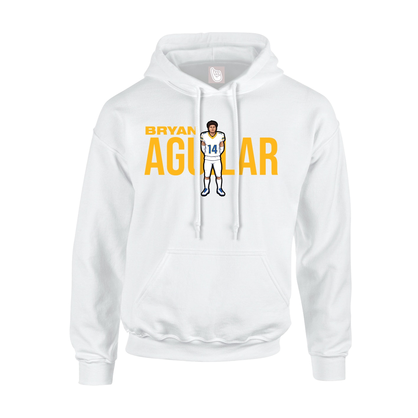 Hoodie — Player Name in White
