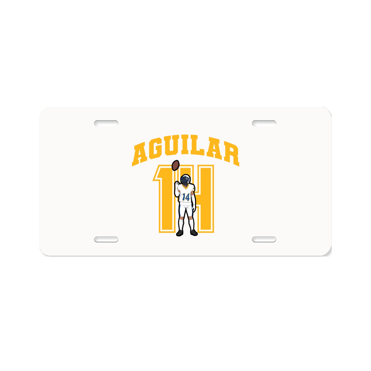 License Plate — Number in Classic