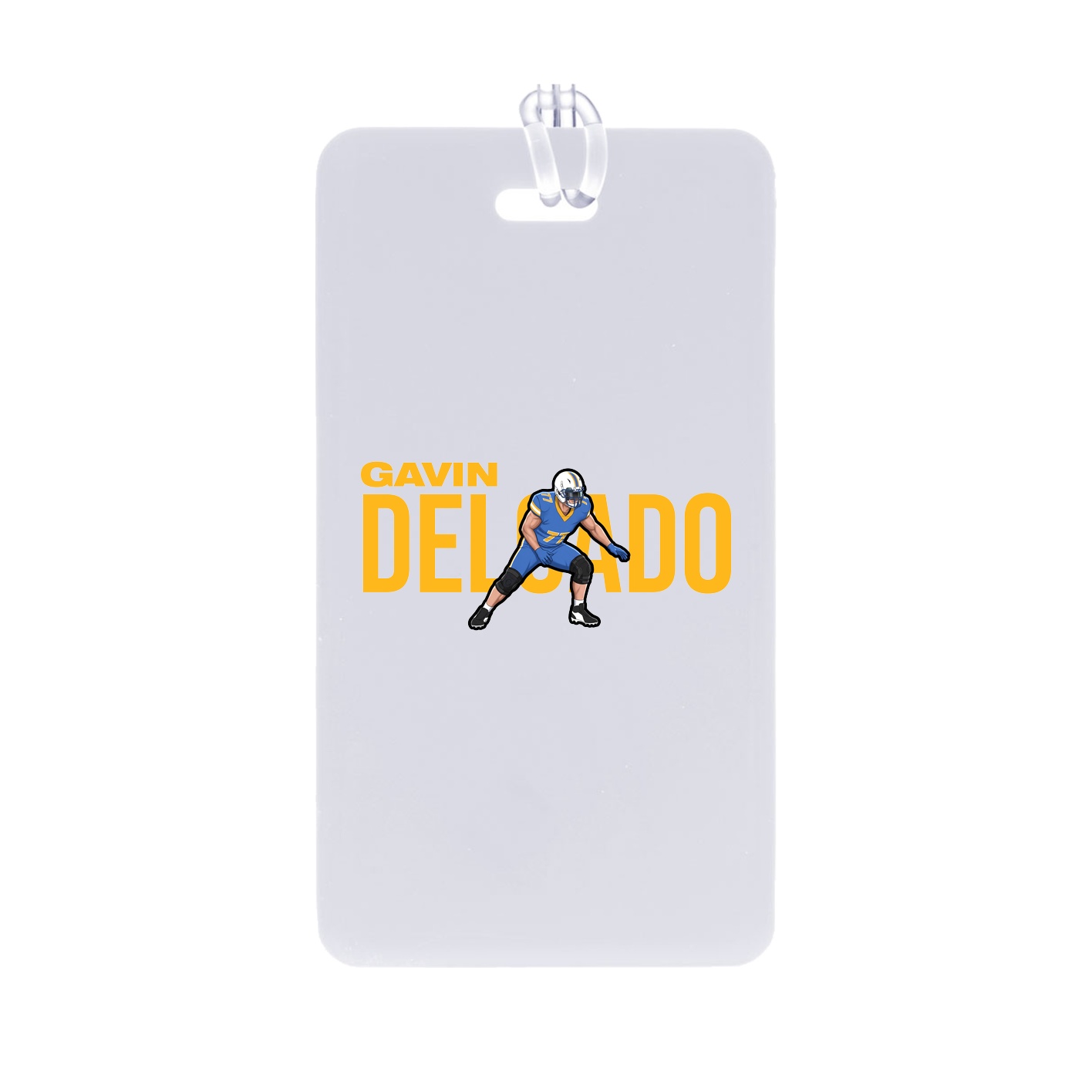 Bag Tag — Player Name in Classic