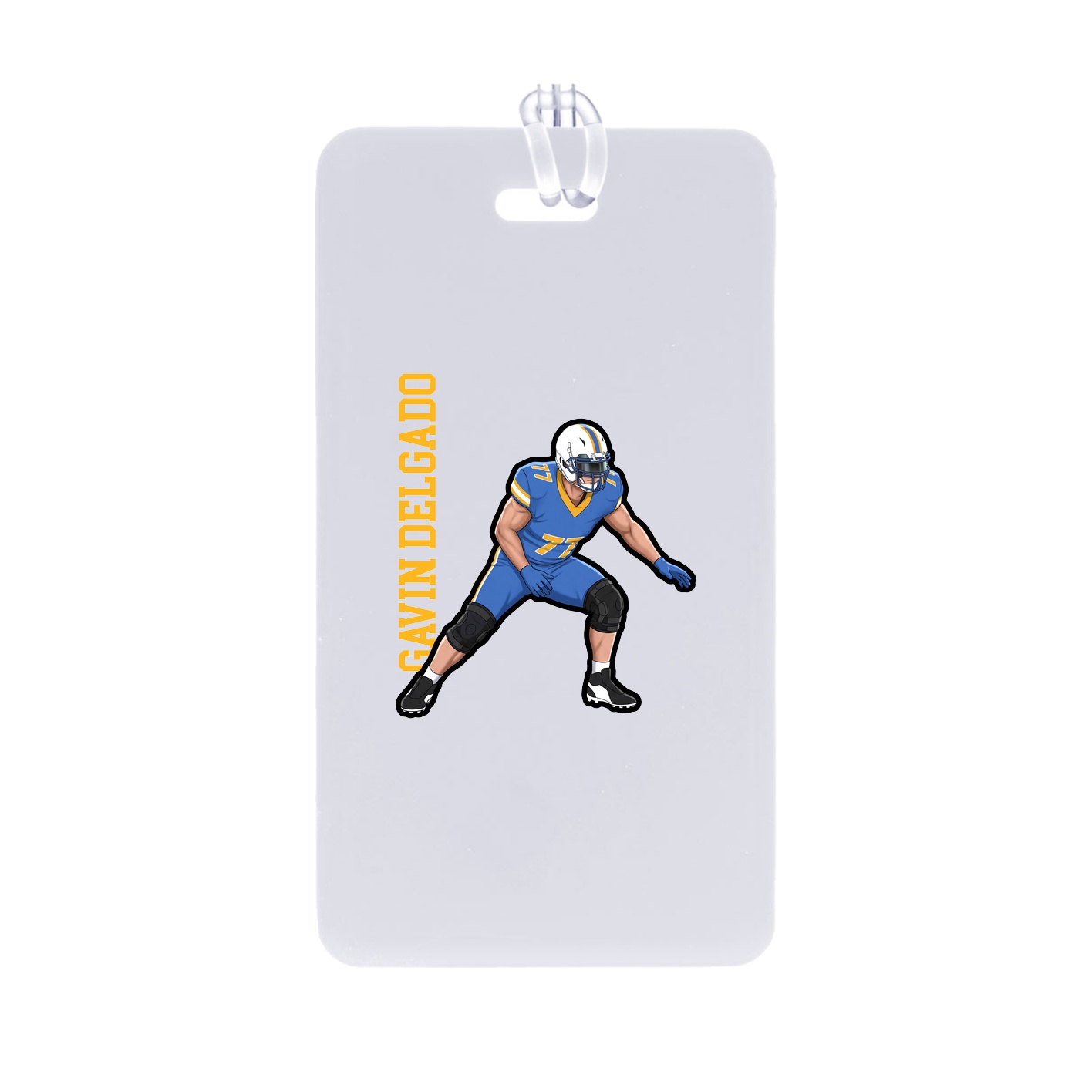 Bag Tag — Name Vertical in Classic