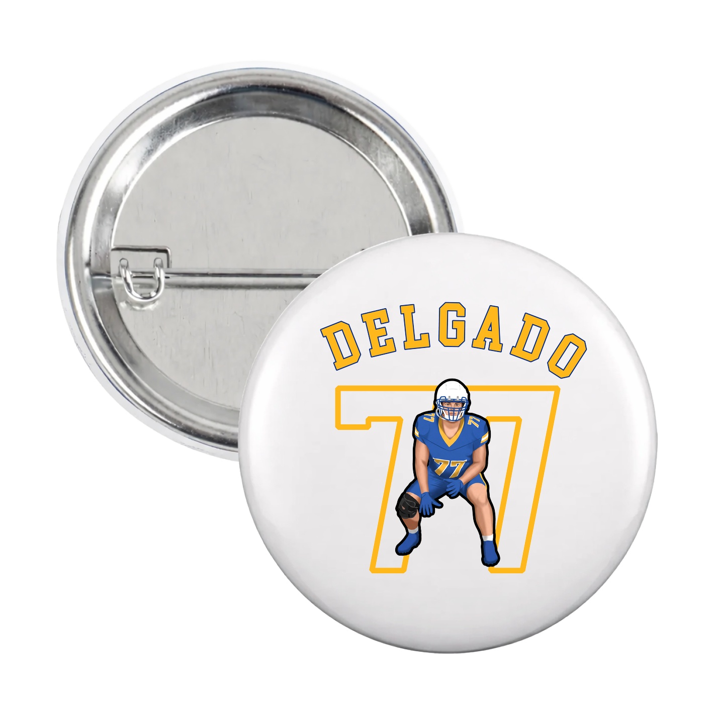 Game Day Button — Shirsey Arch in White