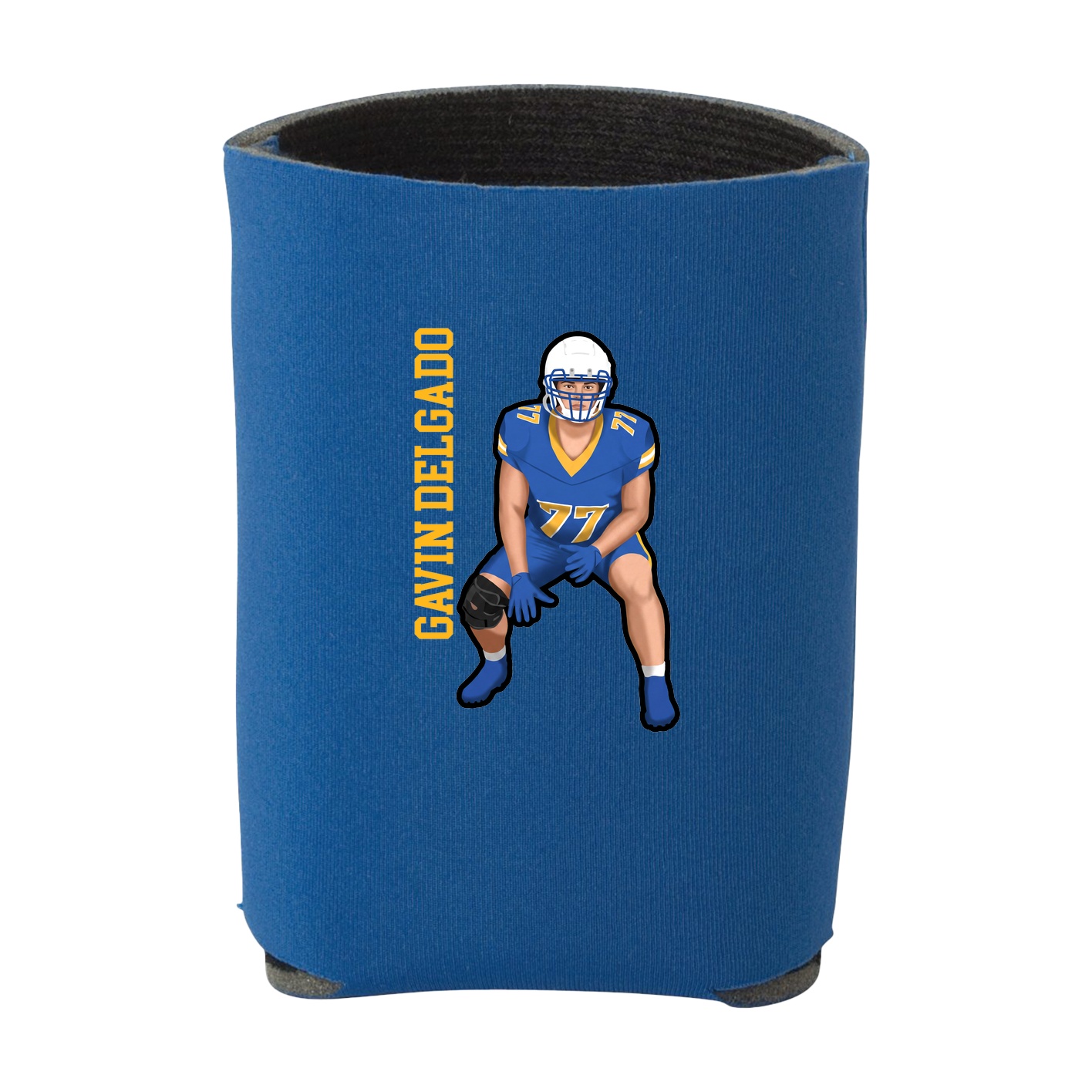 Can Holder — Name Vertical in Royal