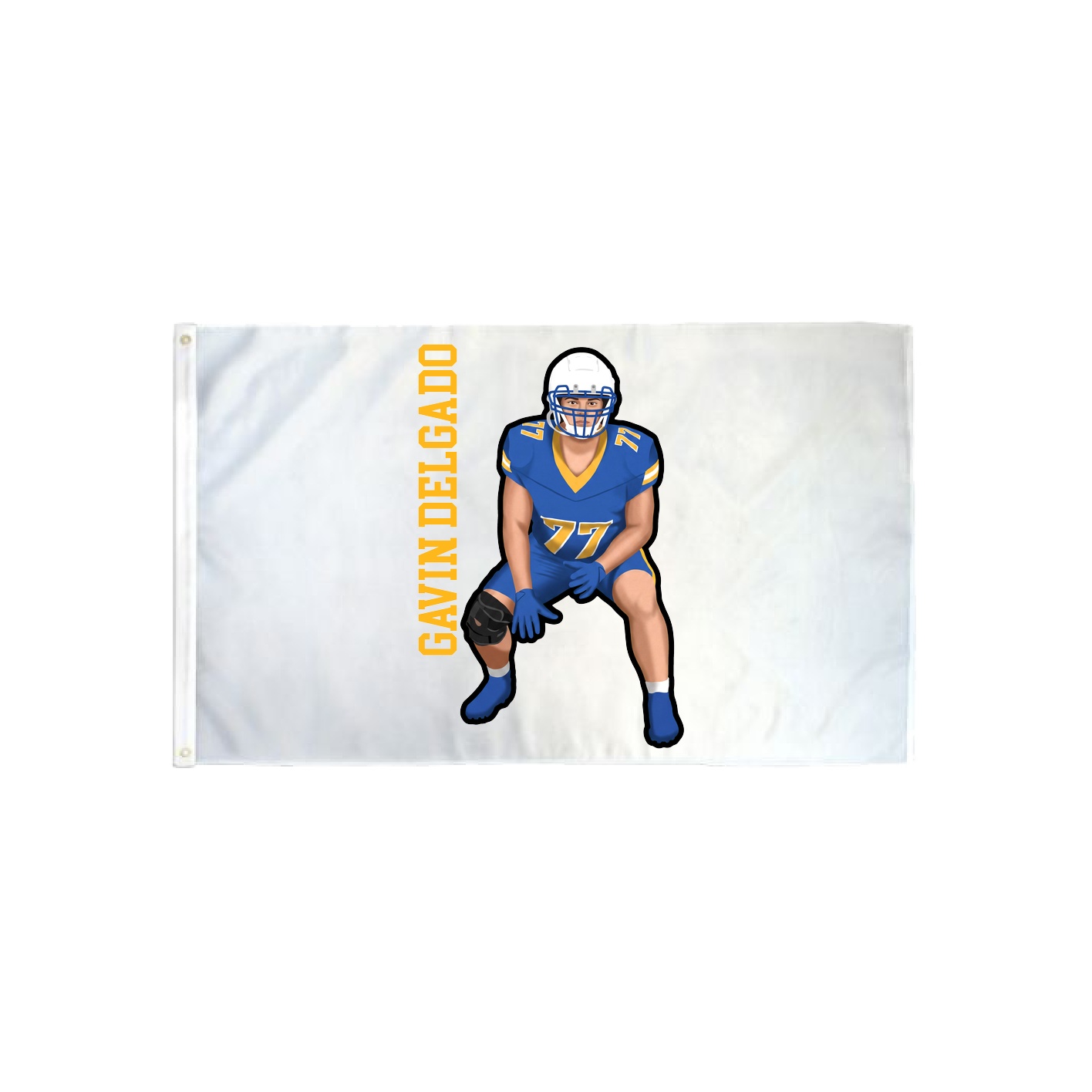3x5 Flag — Name Vertical in Classic