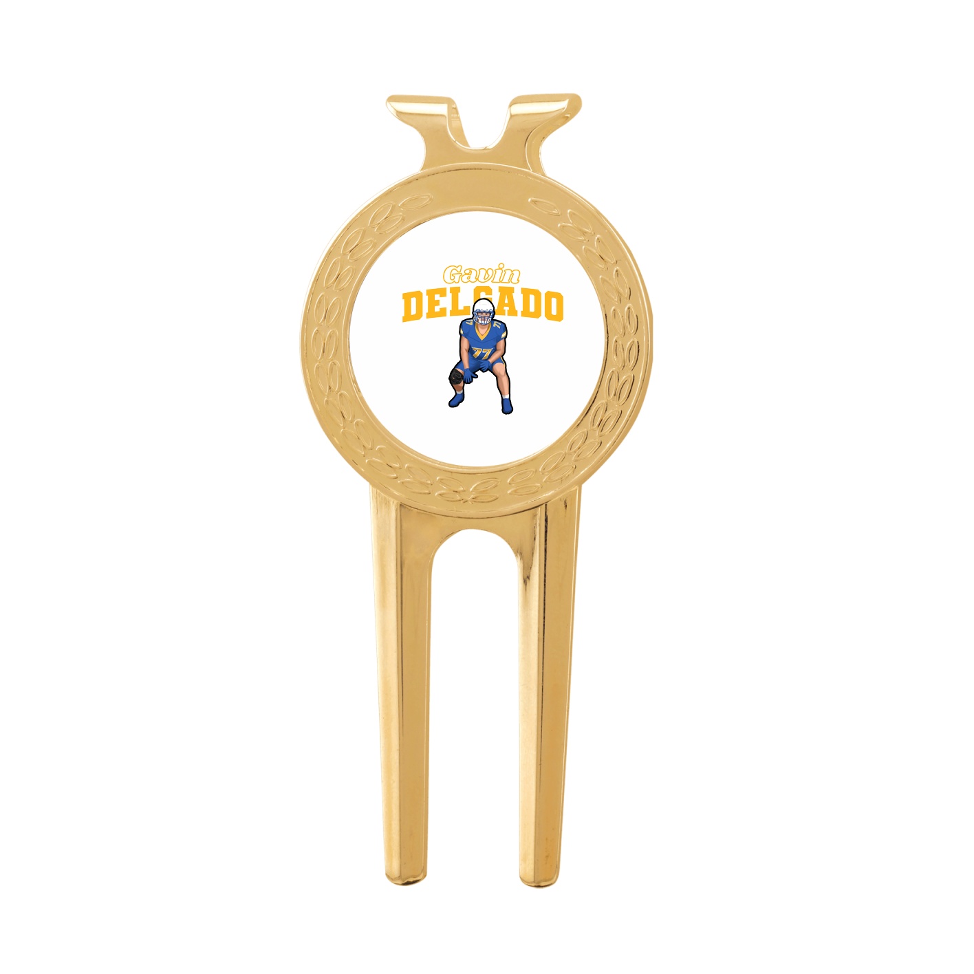 Divot Tool with Ball Marker — Name Arch in Classic