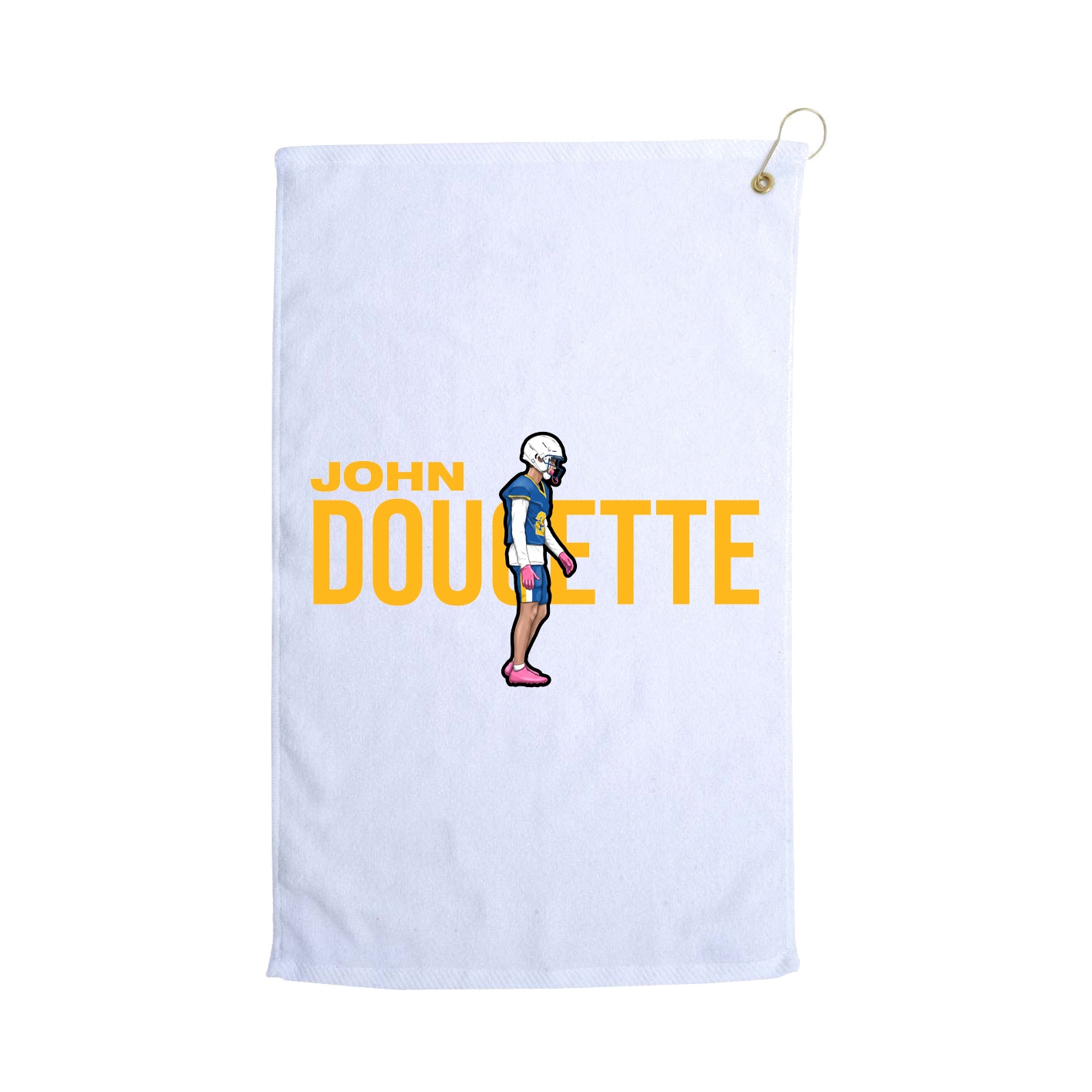 Golf Towel — Player Name in White