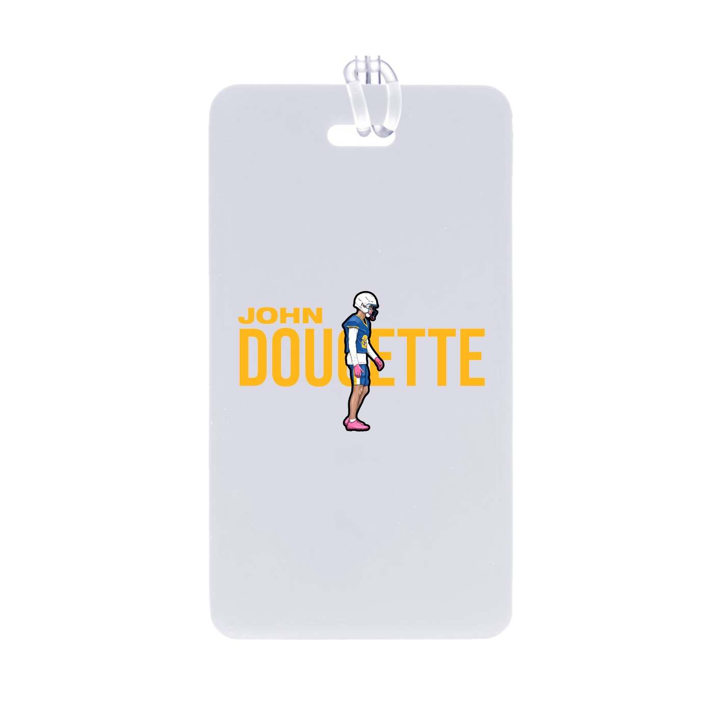 Bag Tag — Player Name in Classic