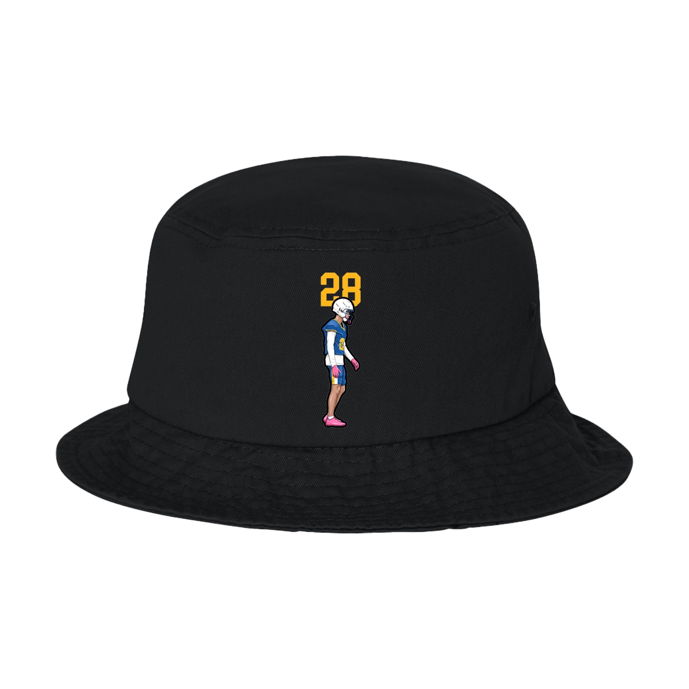 Bucket Cap — Number Top in Black