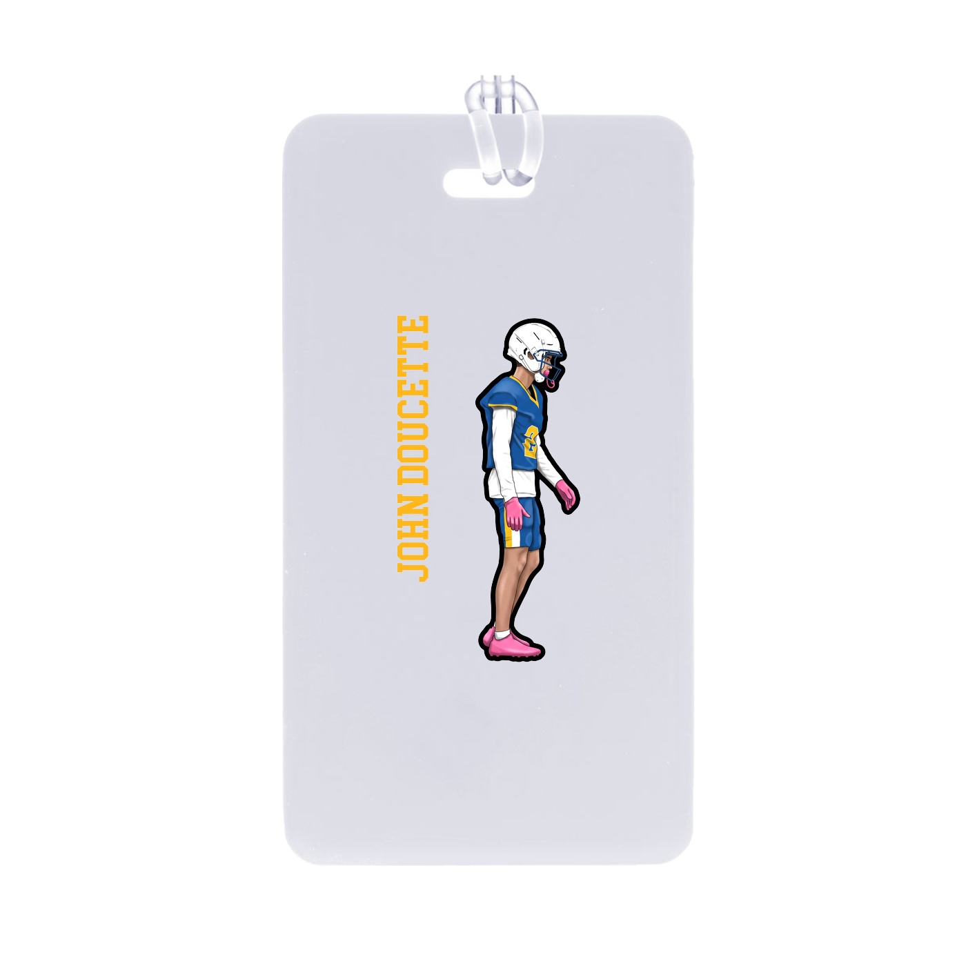 Bag Tag — Name Vertical in Classic
