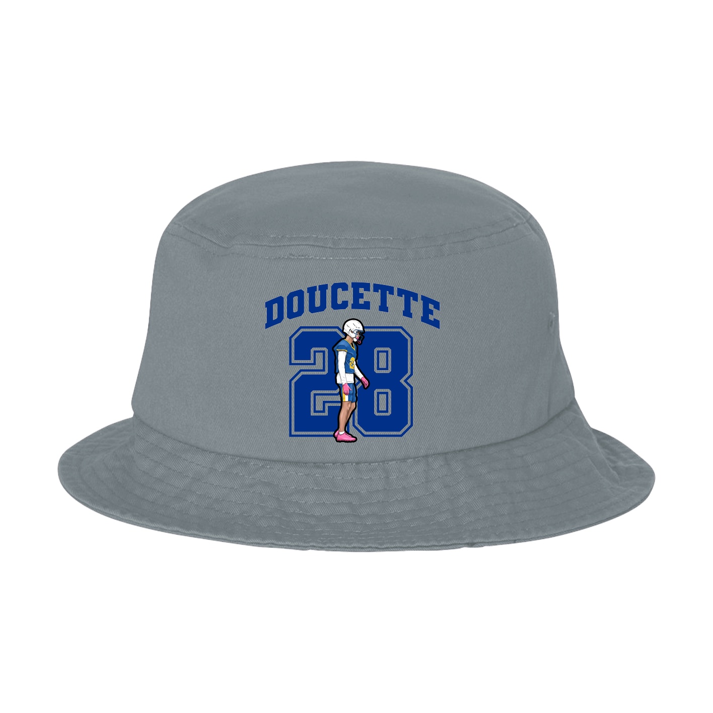 Bucket Cap — Number in Grey