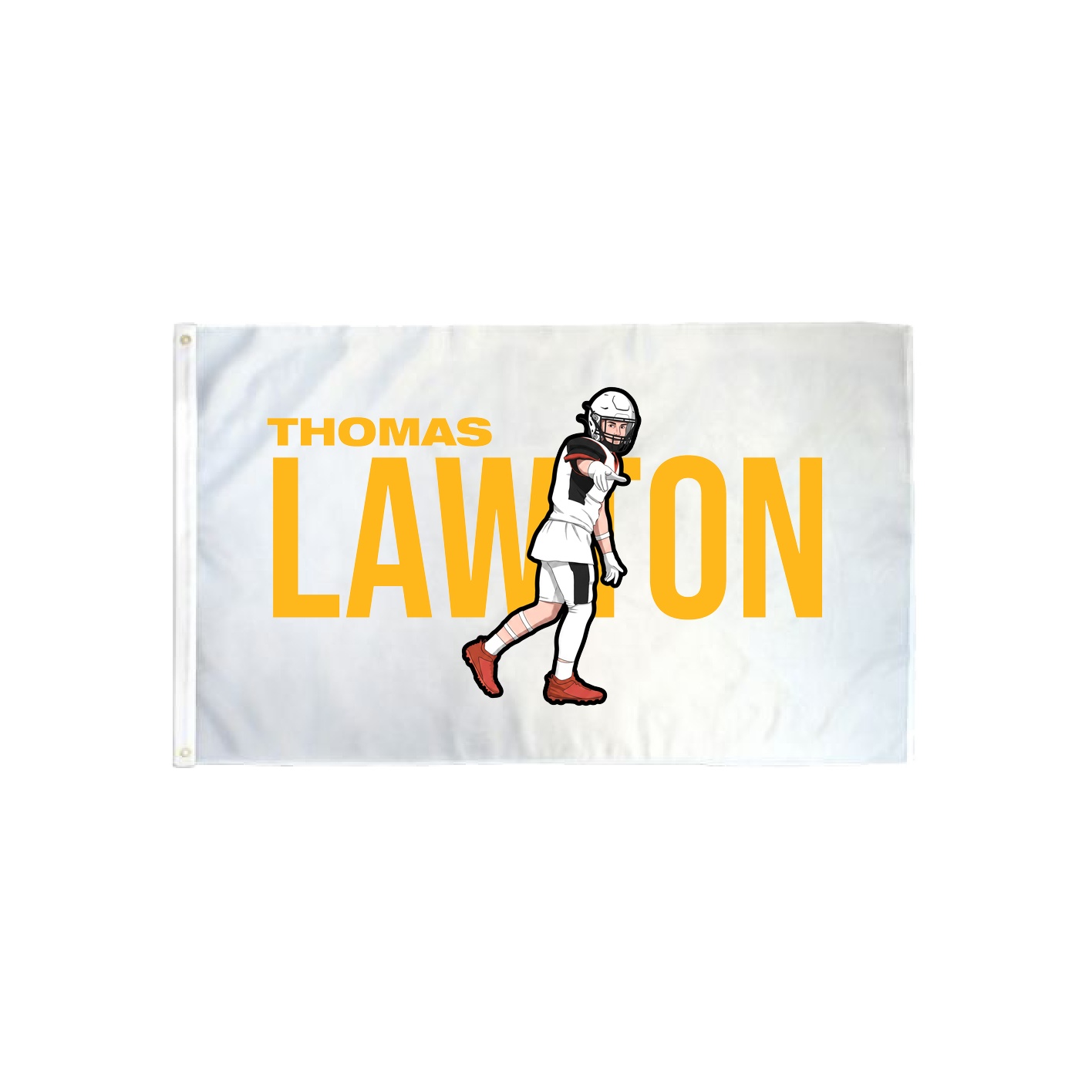 3x5 Flag — Player Name in Classic