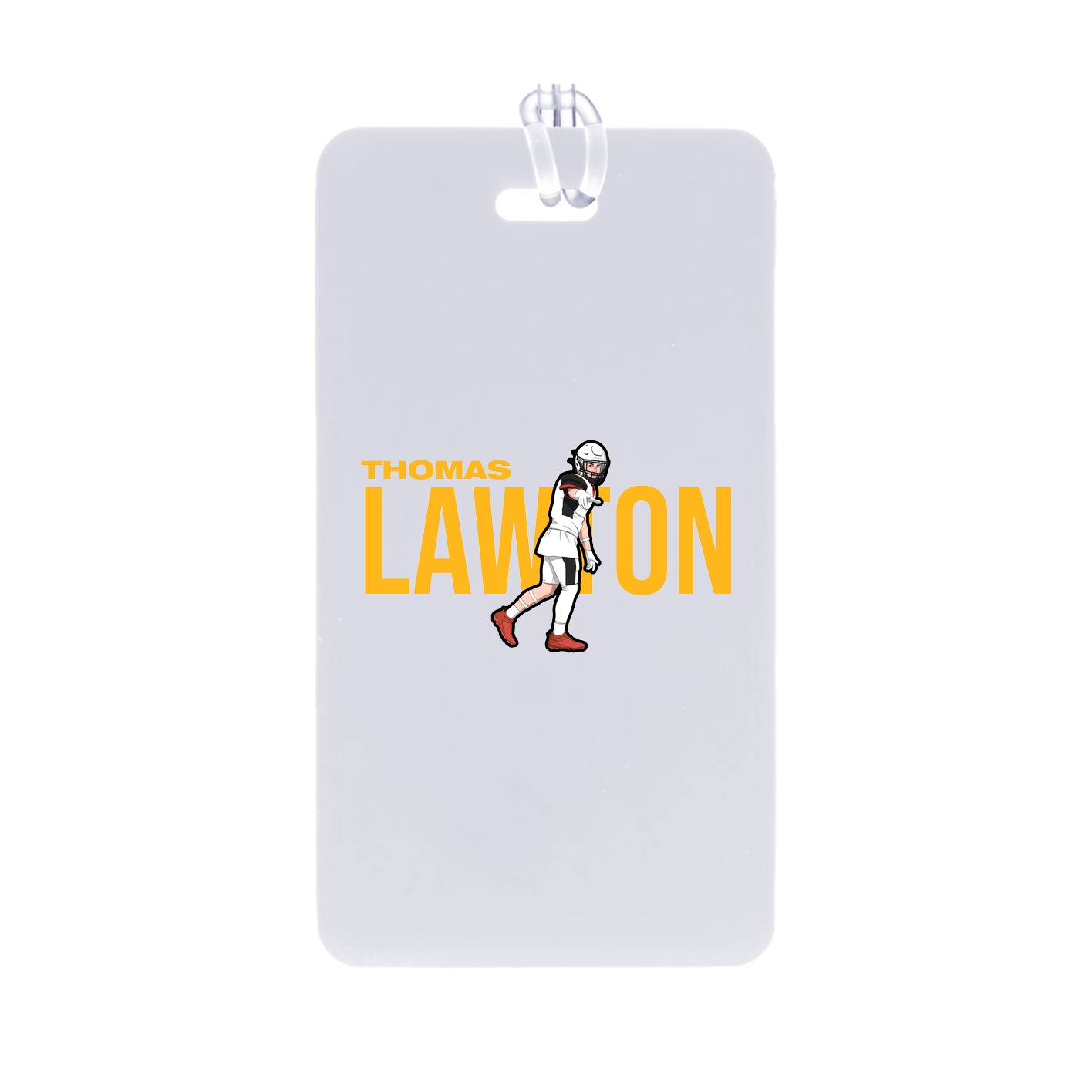 Bag Tag — Player Name in Classic