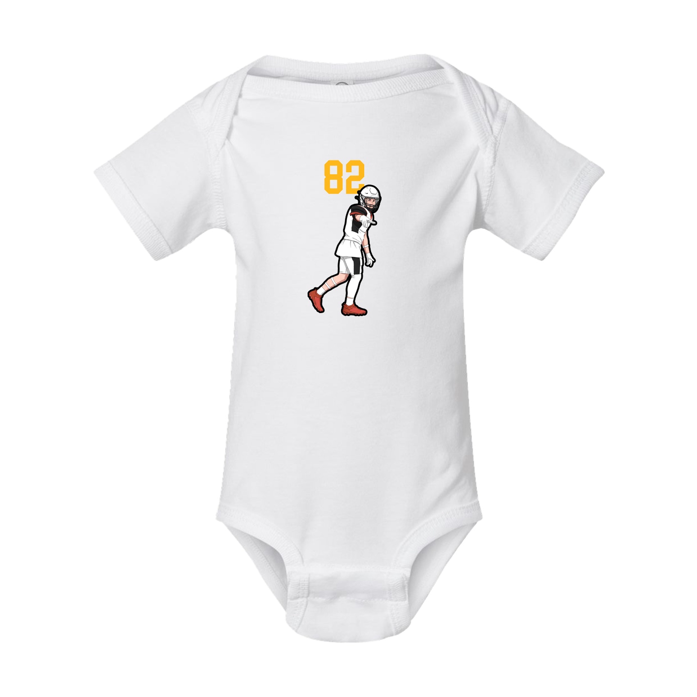 Baby Onesie — Number Top in White