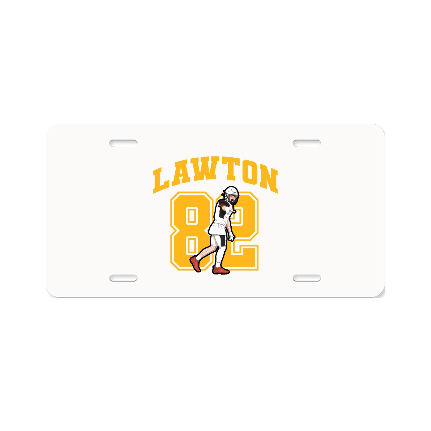 License Plate — Number in Classic