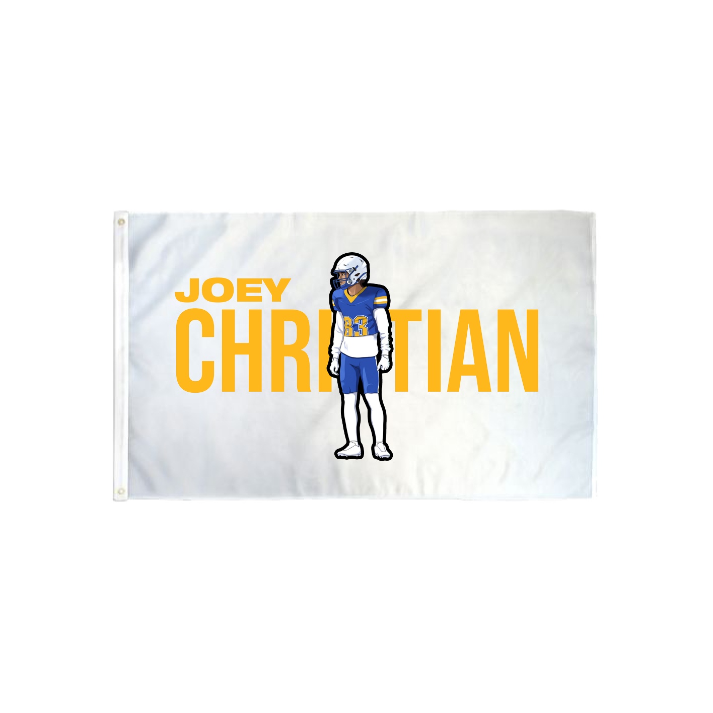 3x5 Flag — Player Name in Classic